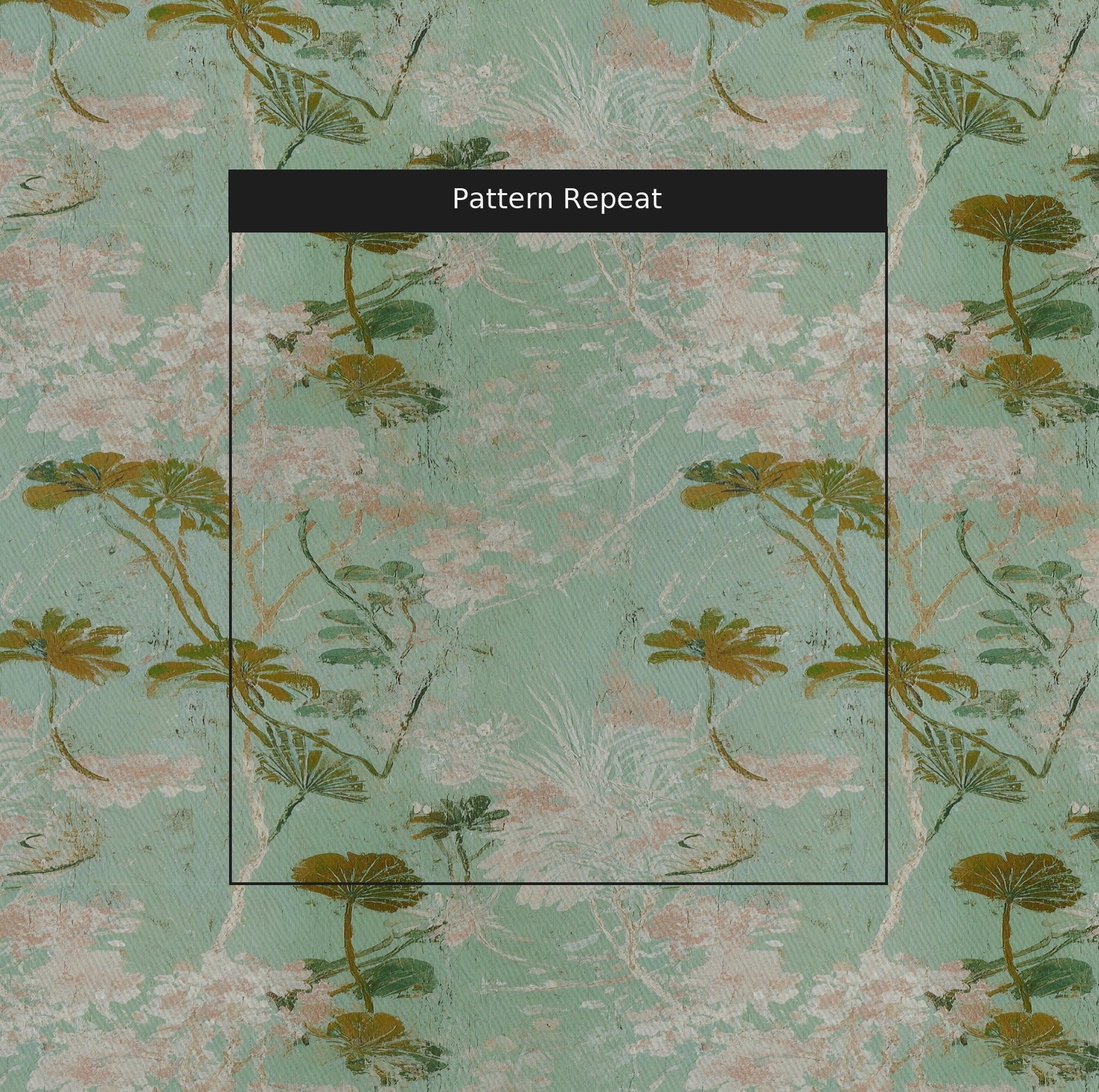 Chantilly Park Fabric by the Yard — pattern repeat