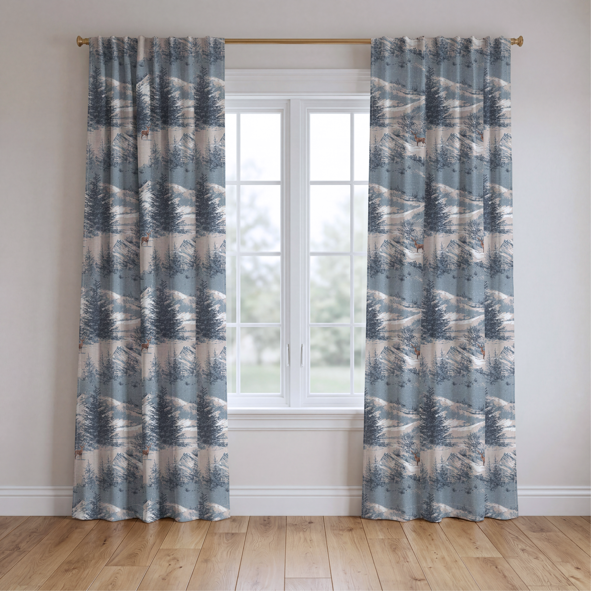 Deer Valley - Drapery — two panels