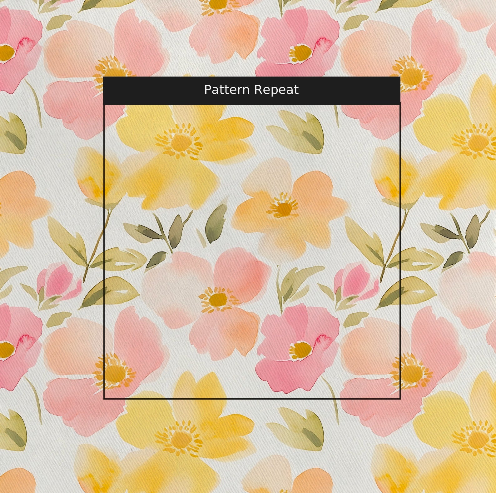 Gia Fabric by the Yard — pattern repeat