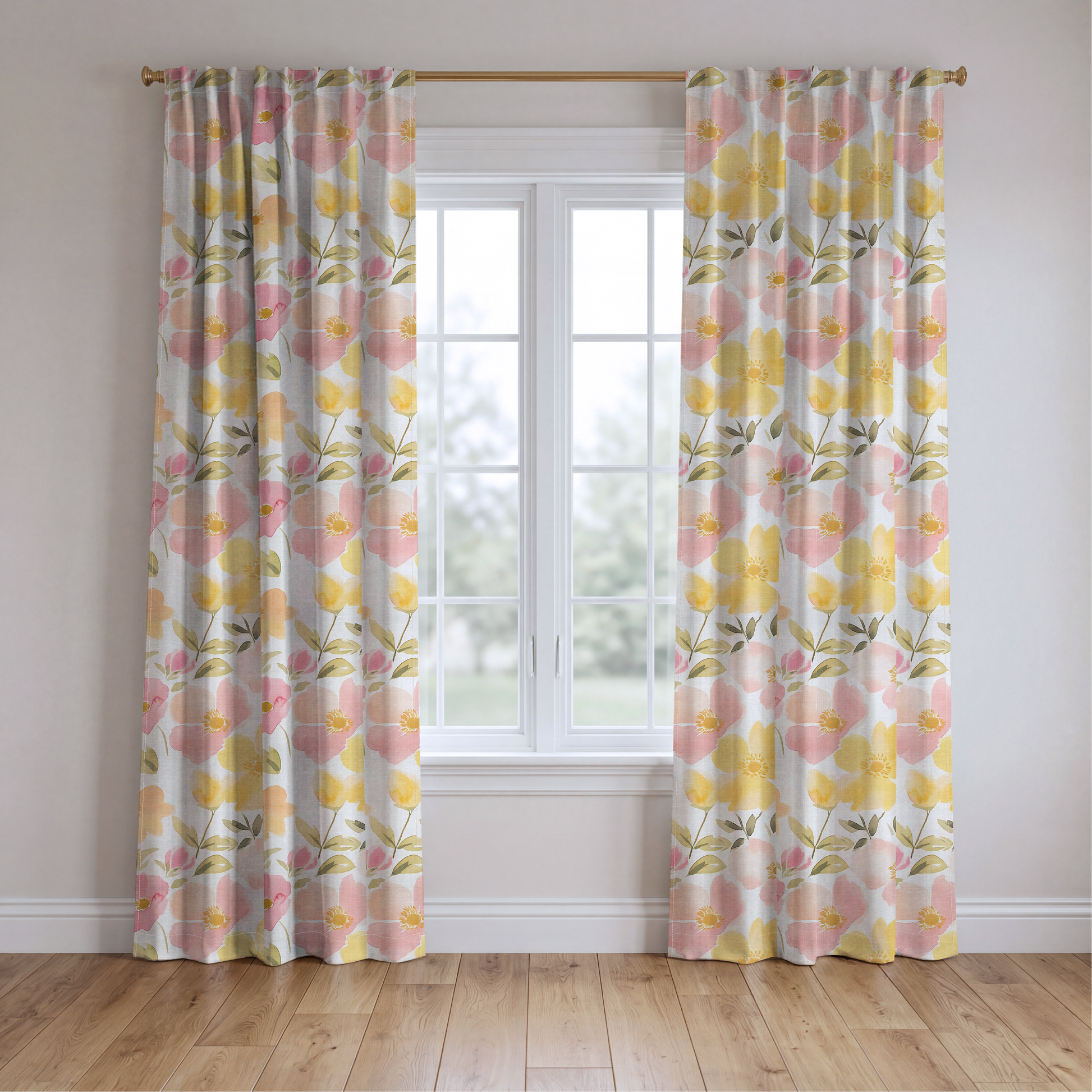 Gia - Drapery — two panels