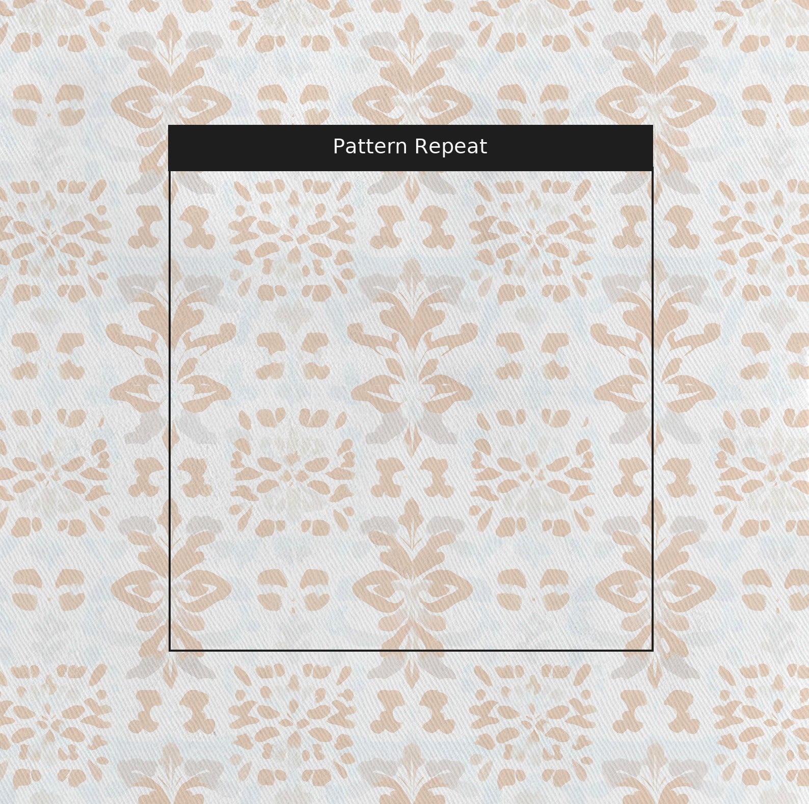 Palace Fabric by the Yard — pattern repeat