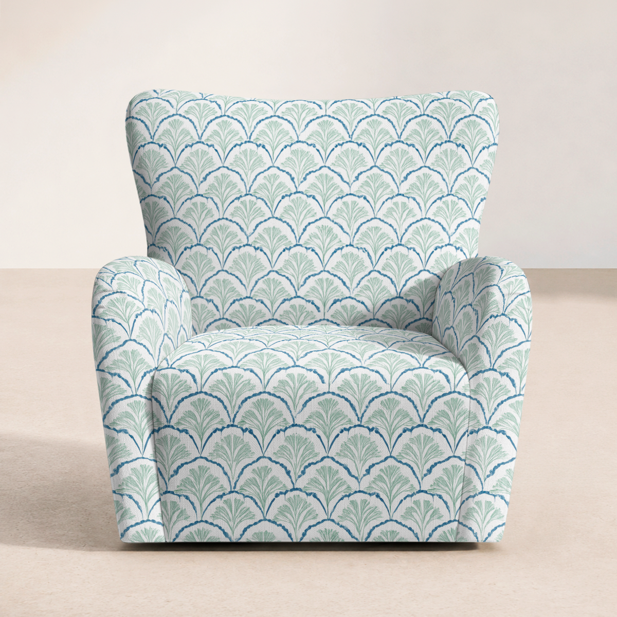 The Winston Chair in Hint Of Lime Sprouts
