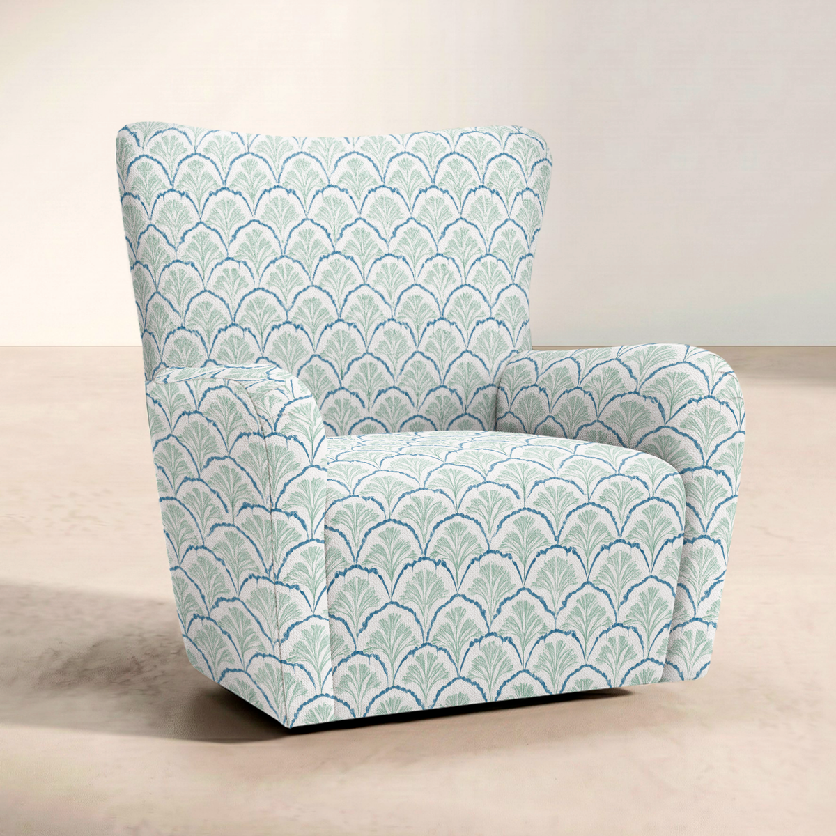 The Winston Chair in Hint Of Lime Sprouts