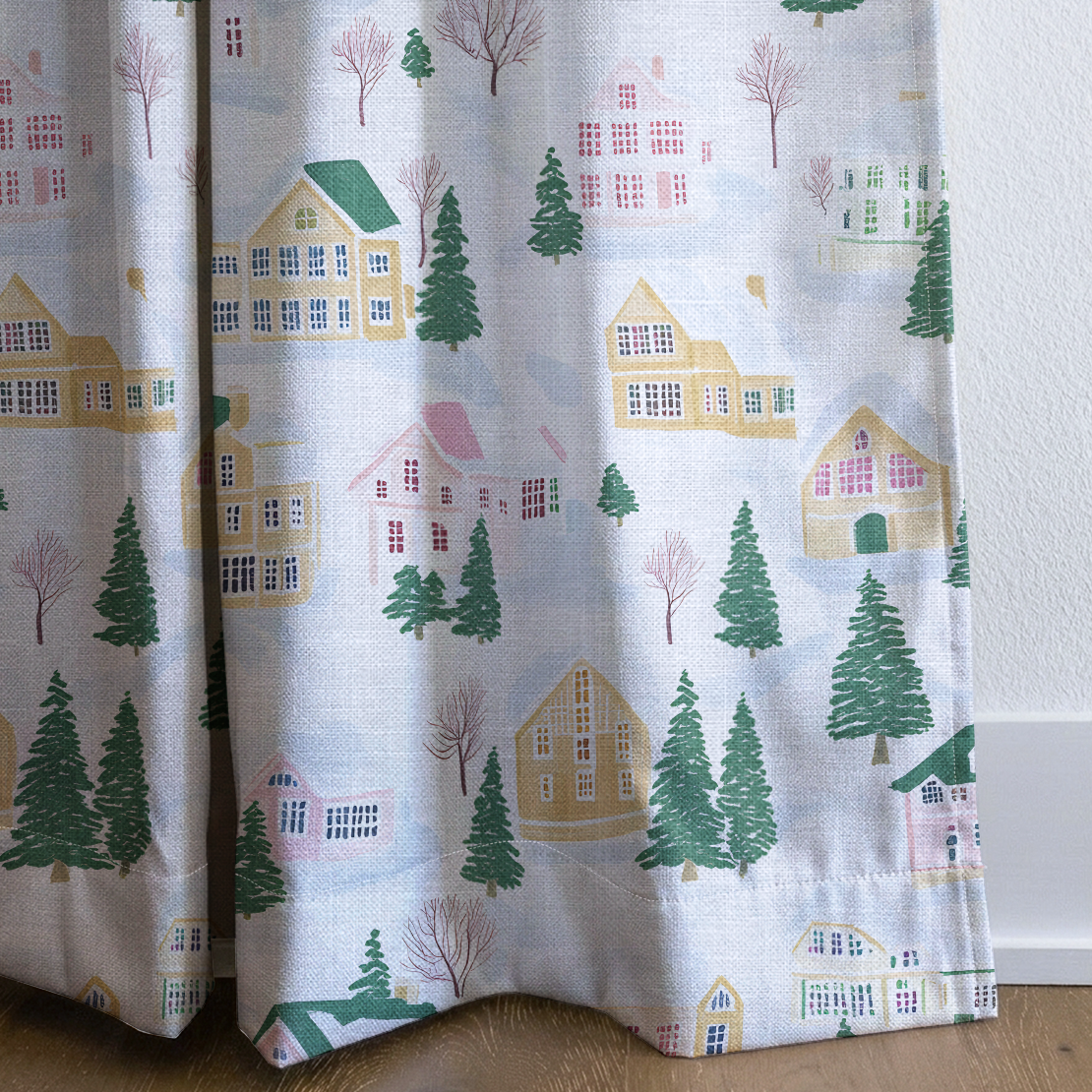 Vail Village - Drapery — corner closeup