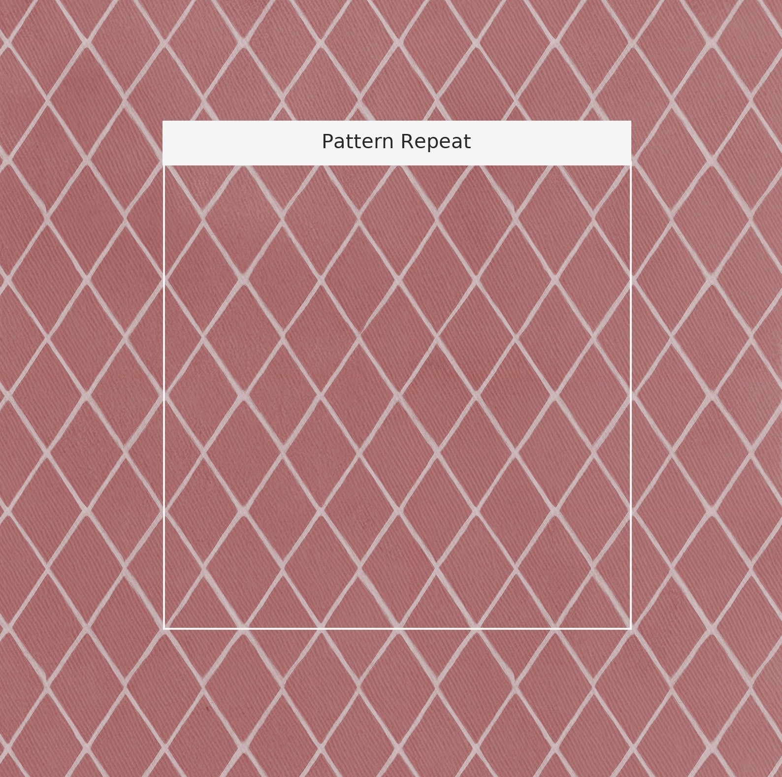 Cranberry Crisscross Fabric by the Yard — pattern repeat