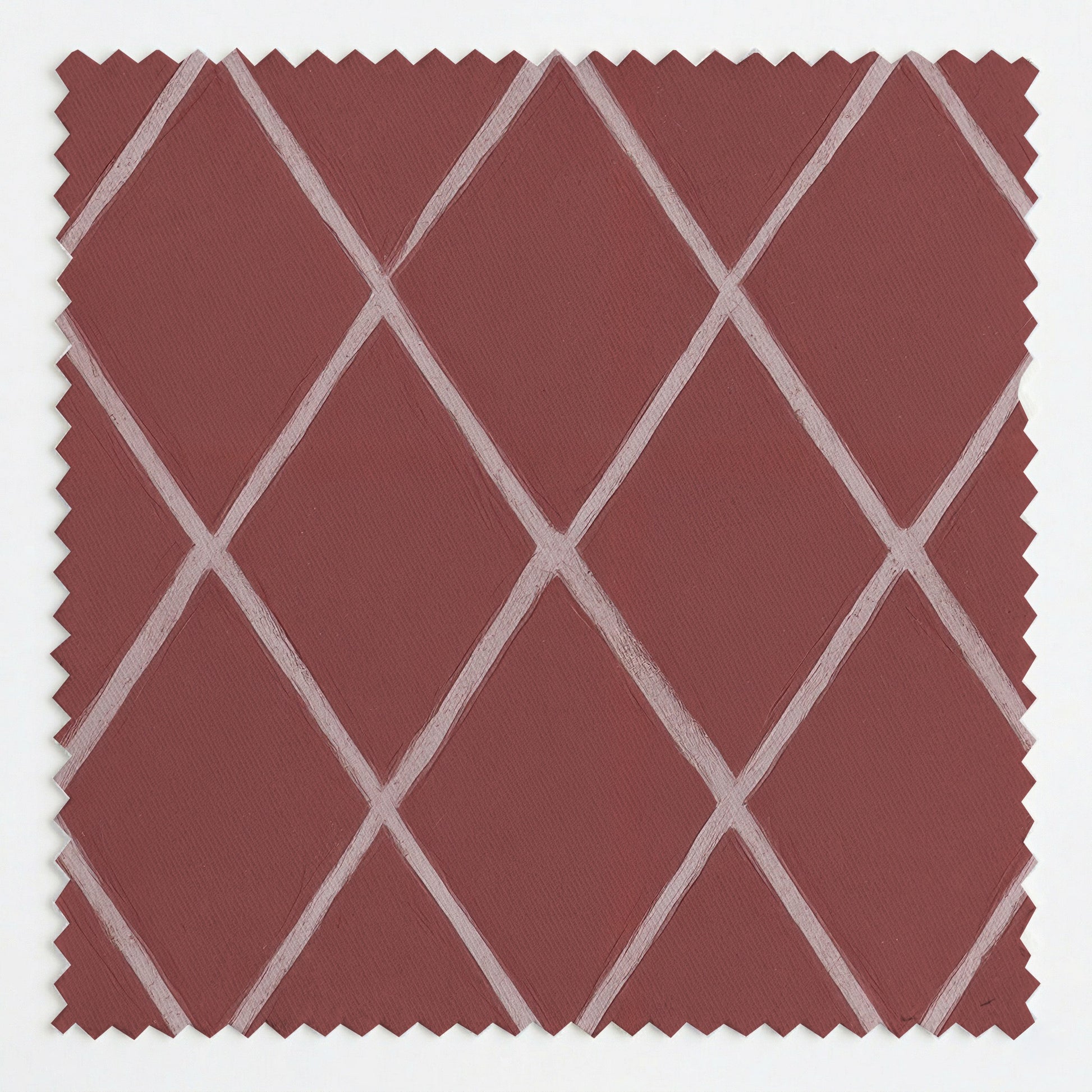 Cranberry Crisscross Fabric by the Yard