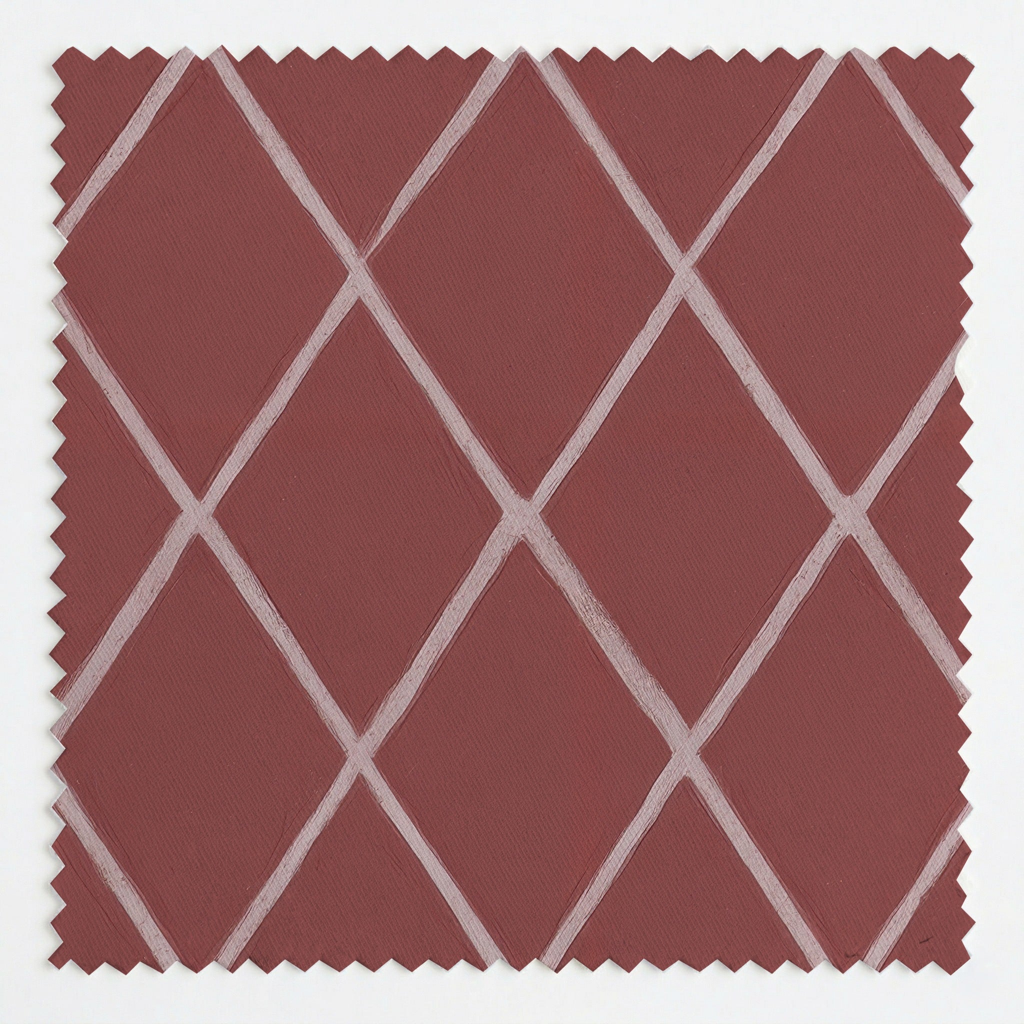 Cranberry Crisscross Fabric by the Yard