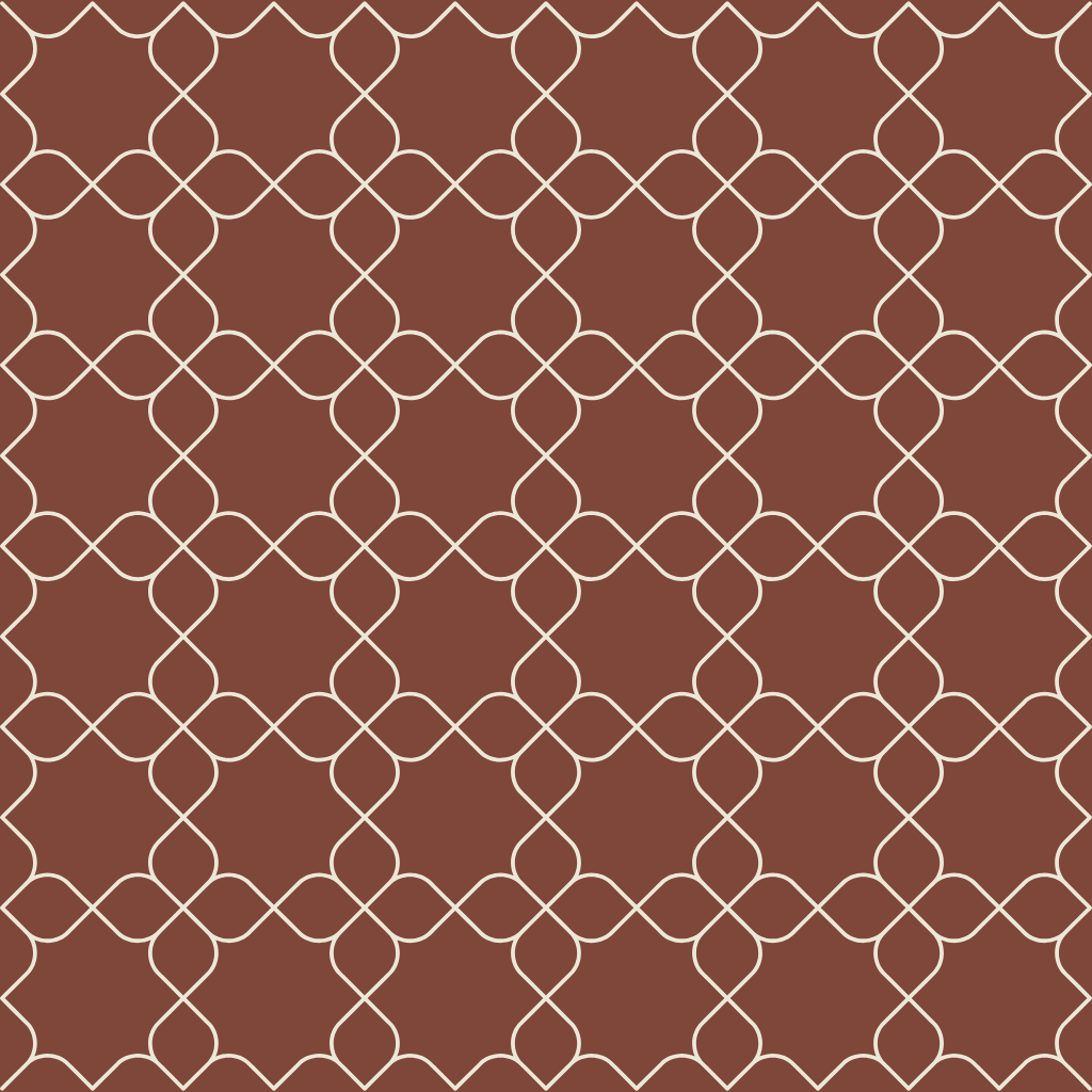 Chambray Tiles Terracotta Trellis Wallpaper