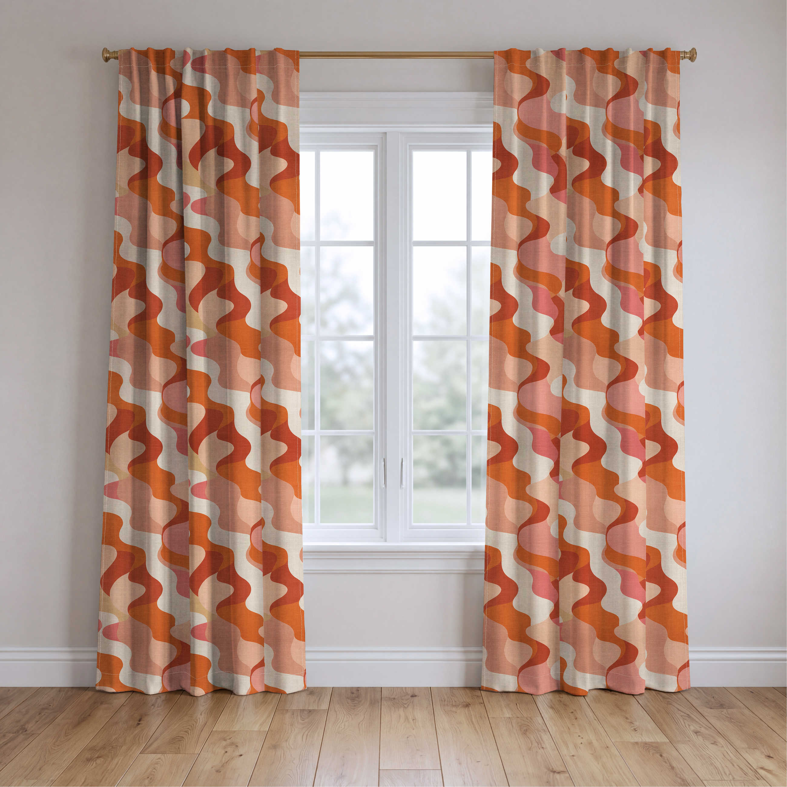 Presley - Drapery — two panels