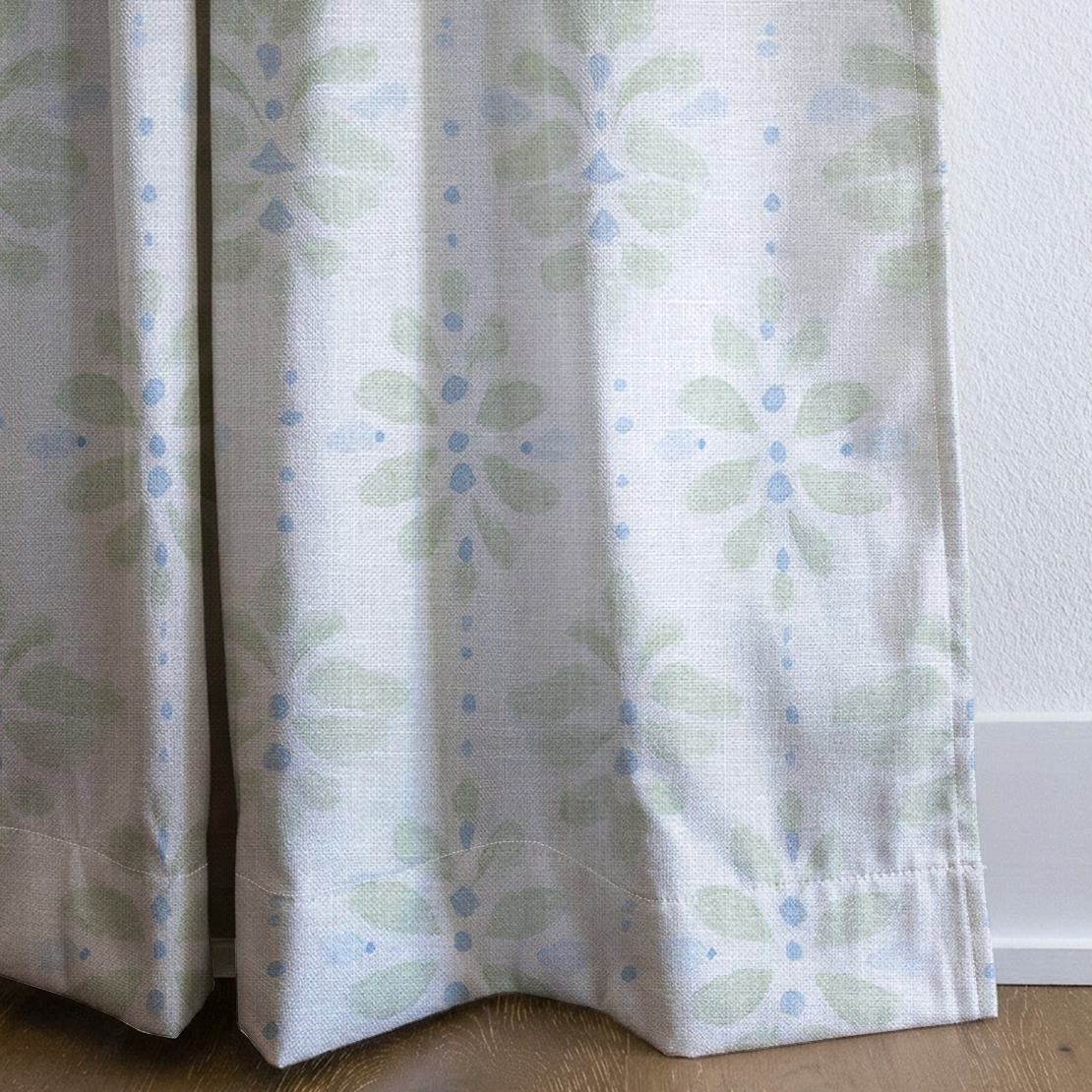 Rose Tea - Drapery — corner closeup