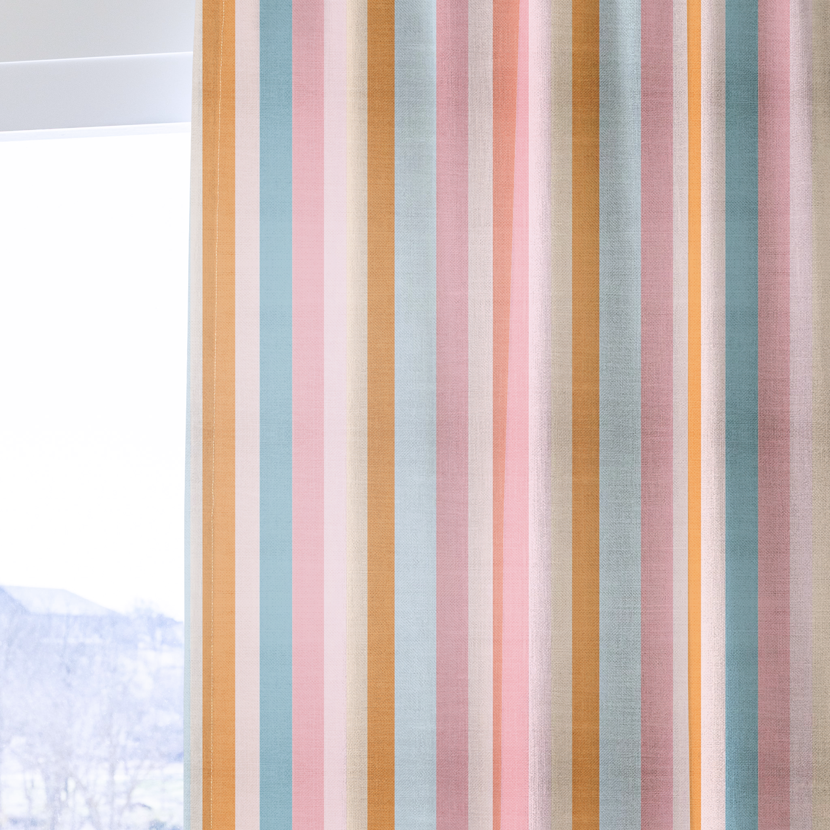 Vintage Vibes - Drapery — one panel