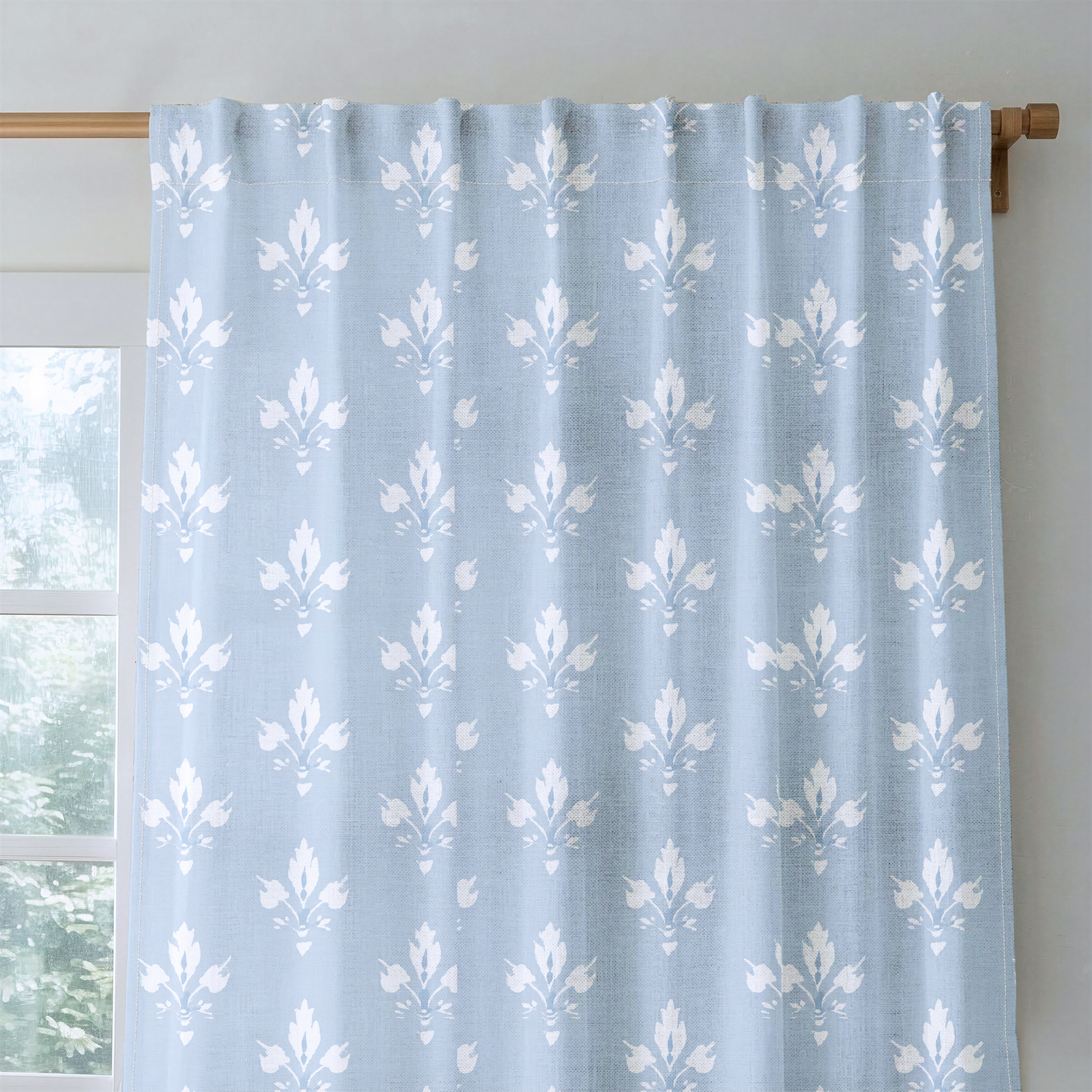 Bluebell Crest - Drapery — rod