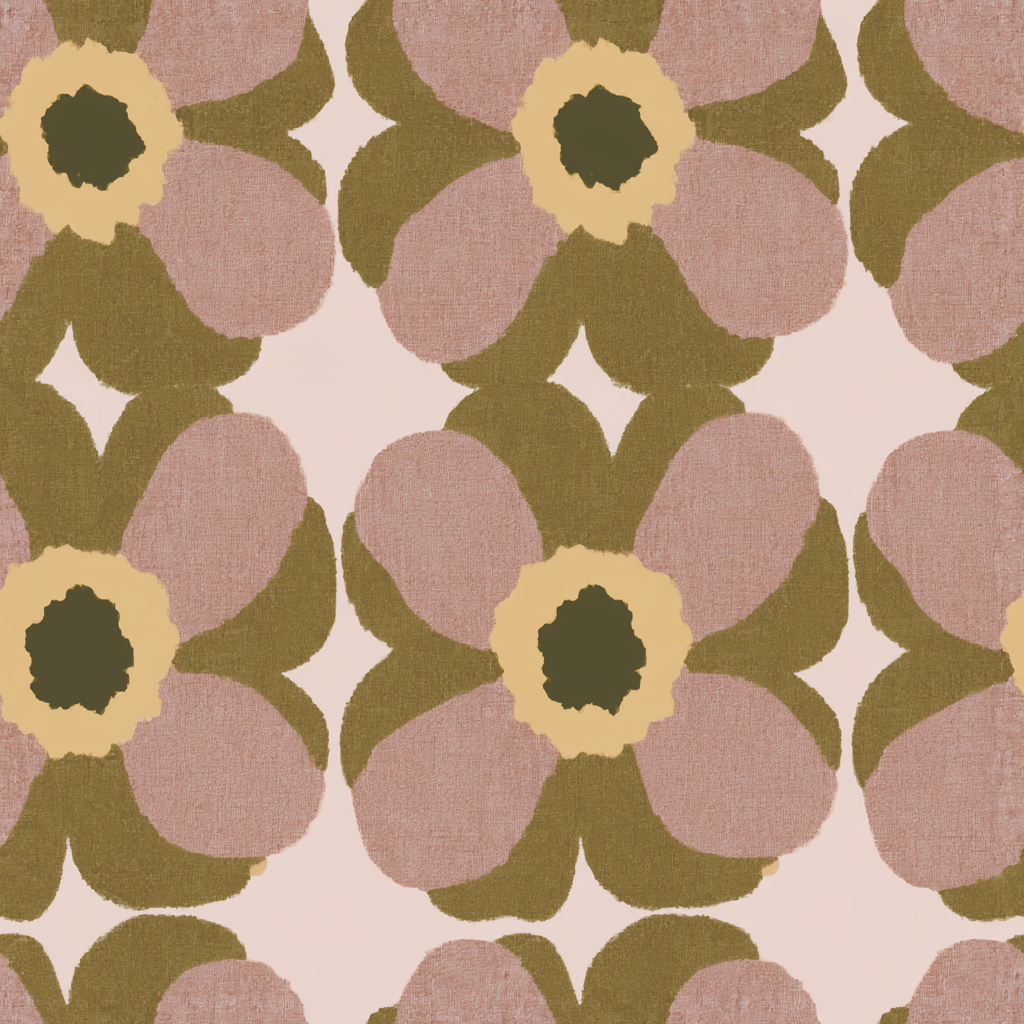 Pressed Pansy Wallpaper