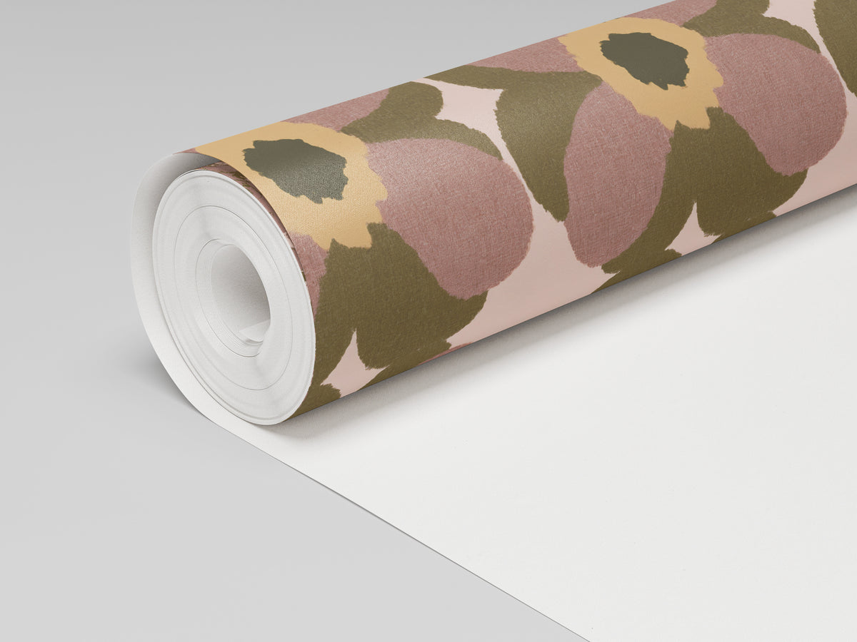 Pressed Pansy roll