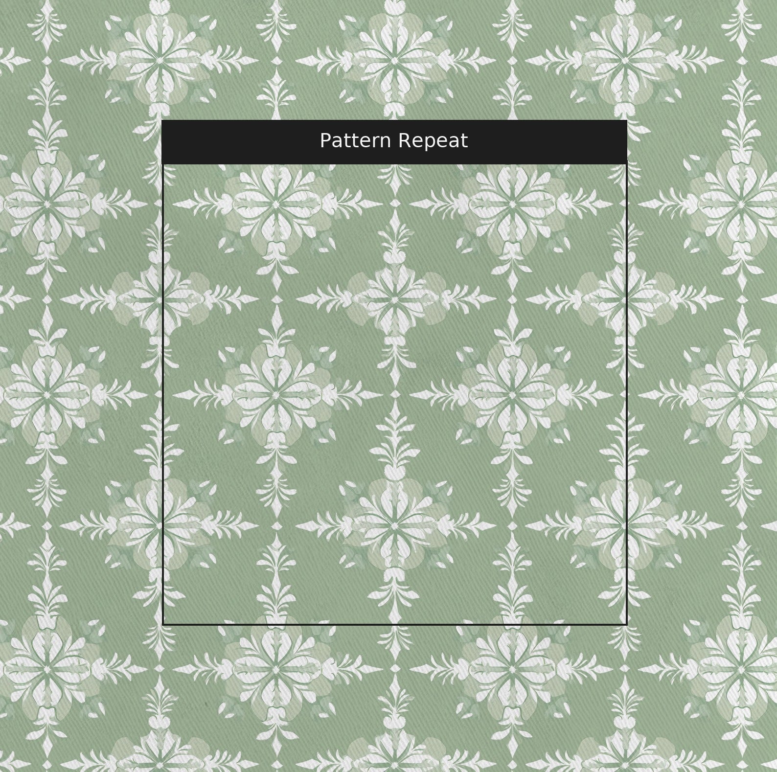 Garden Villa Fabric by the Yard — pattern repeat