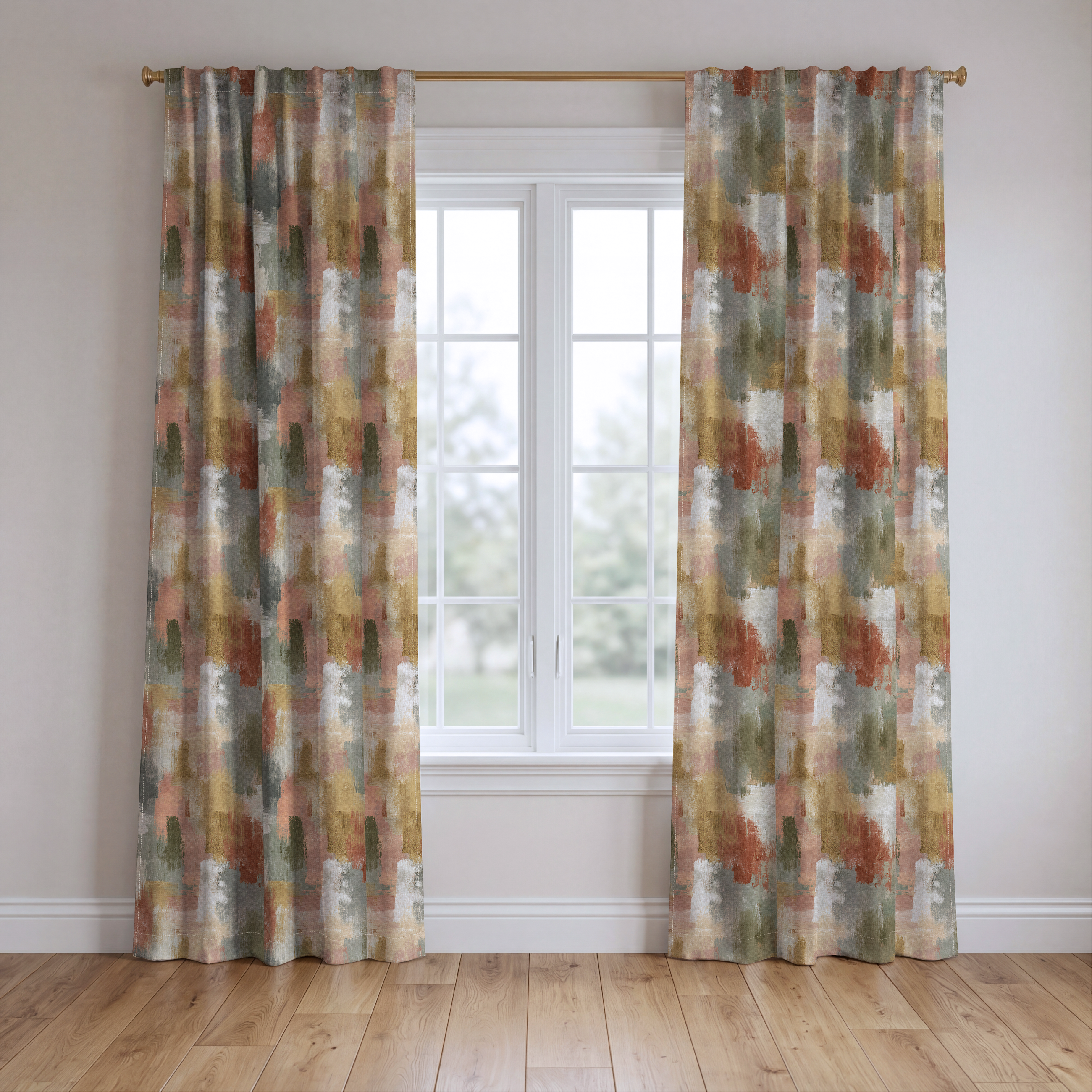 The Iris - Drapery — two panels