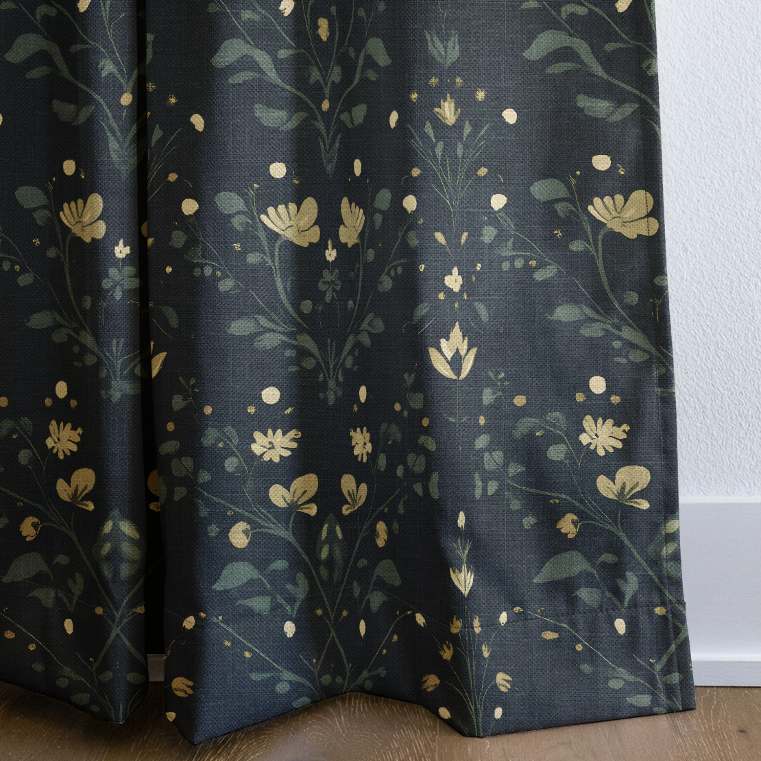 Willow Glen - Drapery — corner closeup