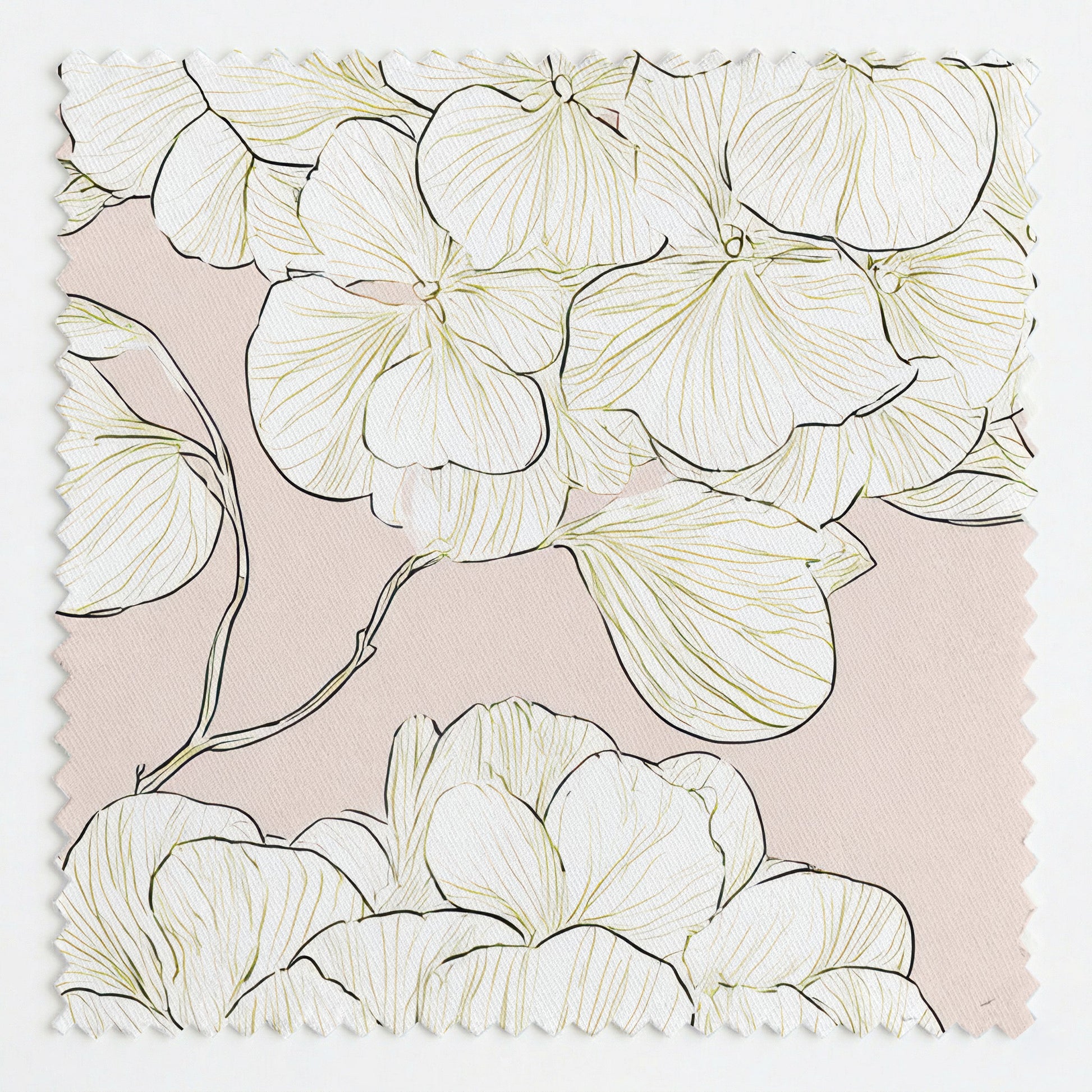 Think Pink Hydrangea Fabric by the Yard