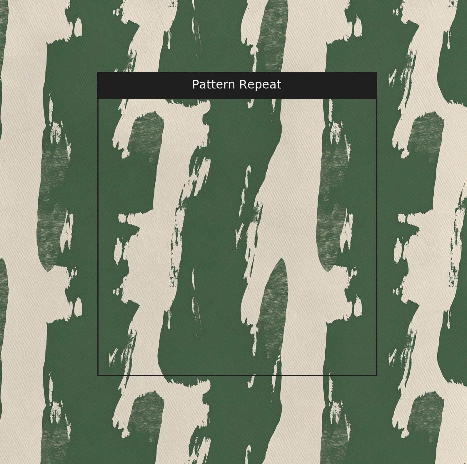 Hunter Green Fabric by the Yard — pattern repeat