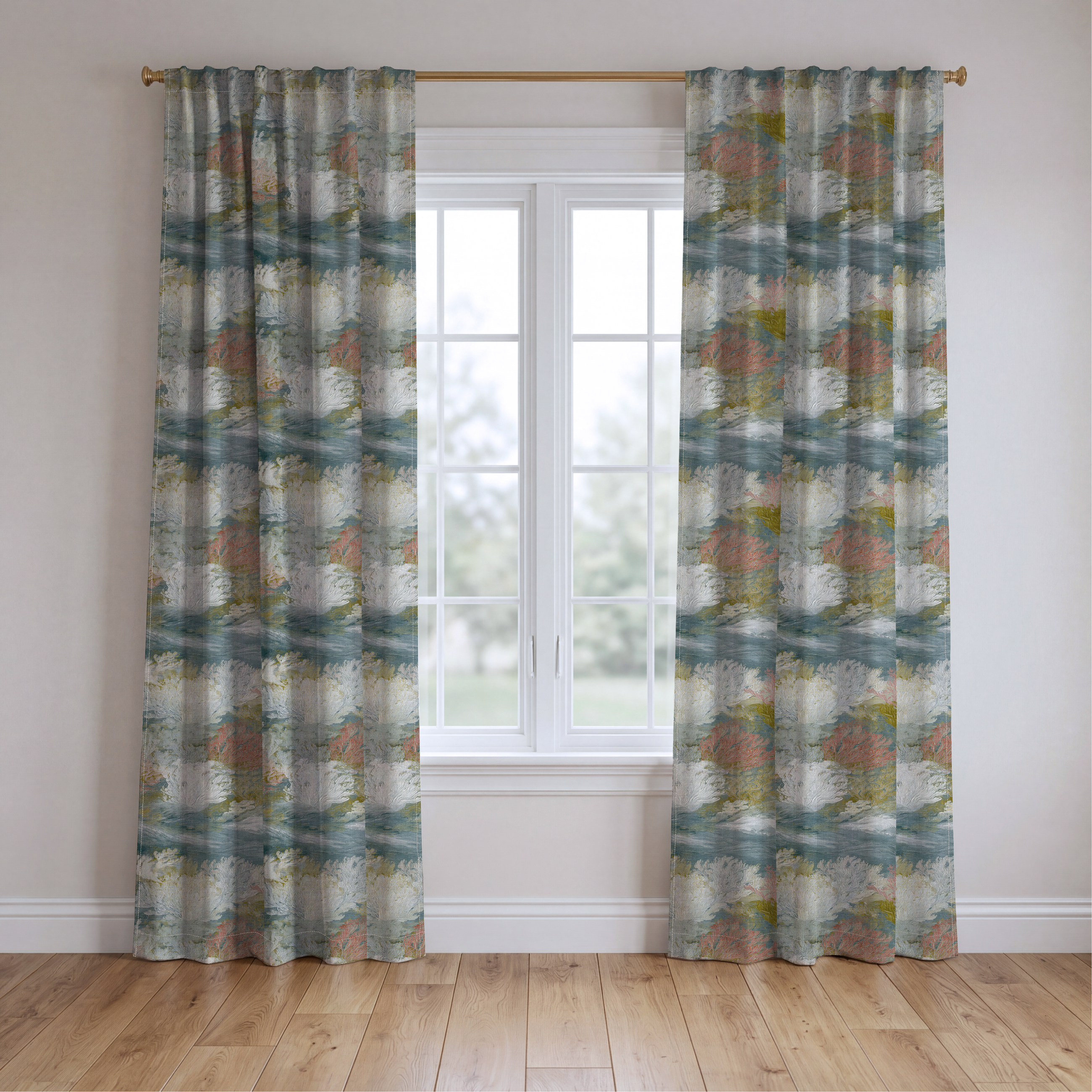 Shorehaven - Drapery — two panels