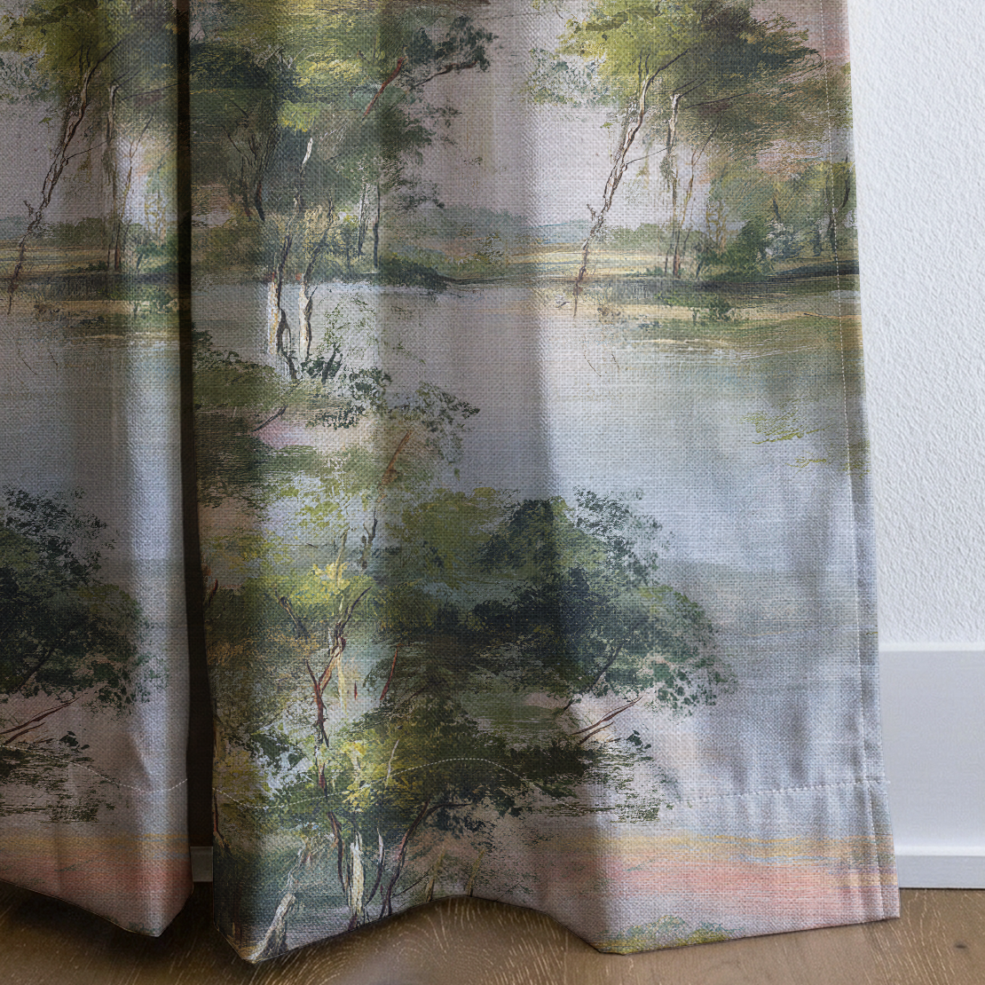 Canopy House - Drapery — corner closeup