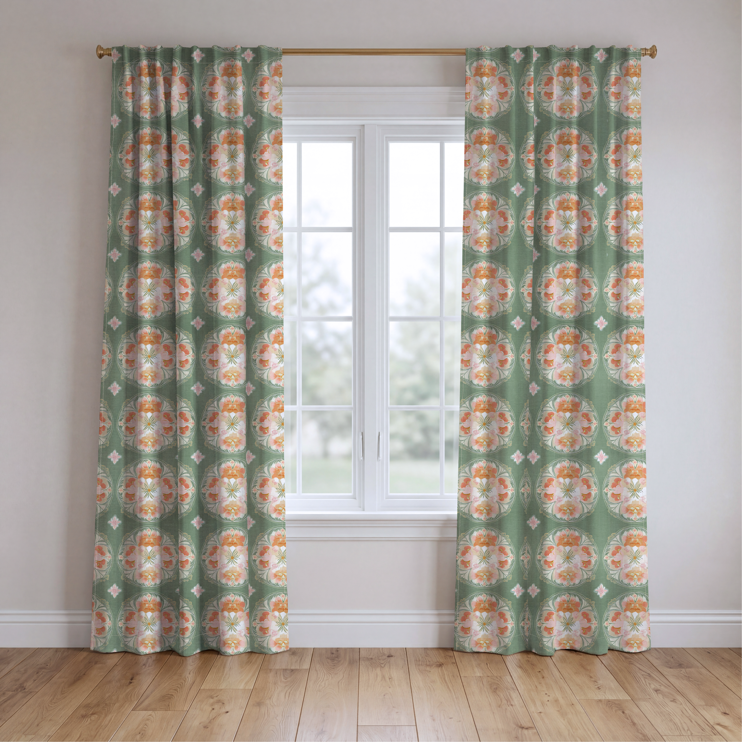 Beckett - Drapery — two panels