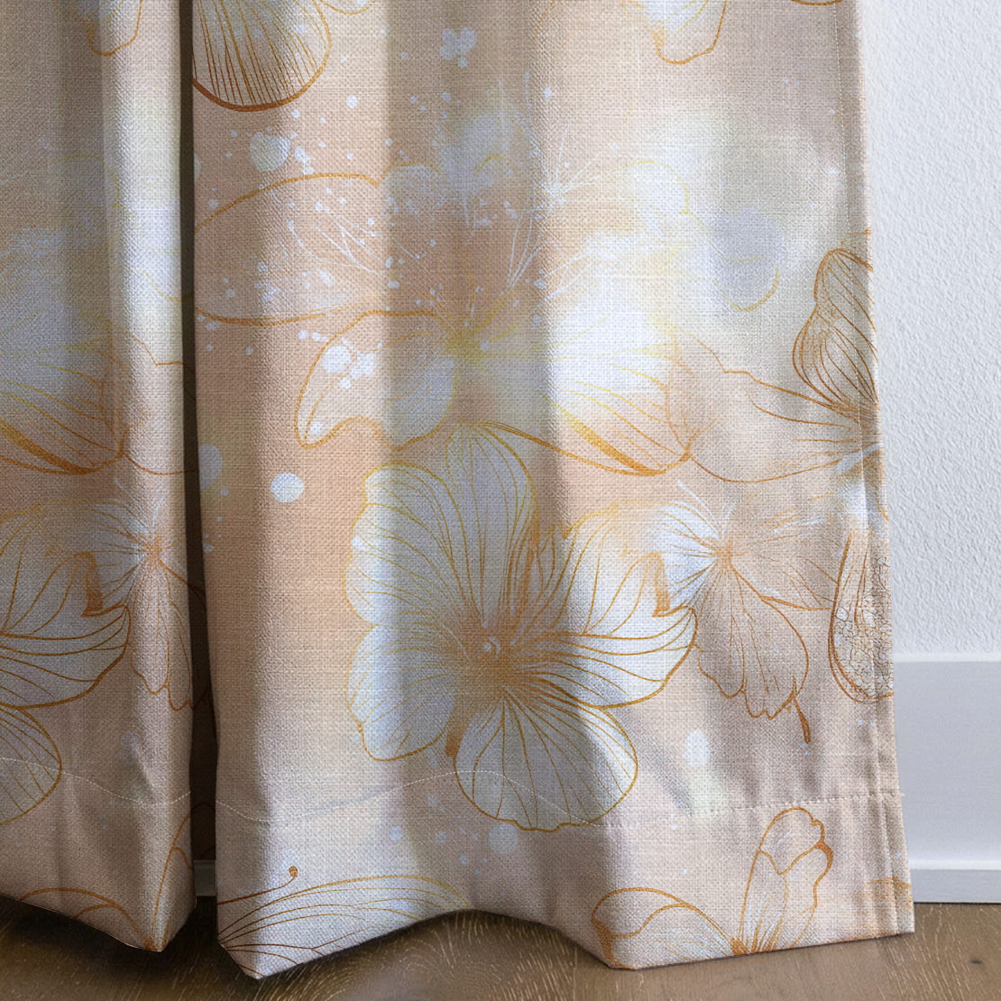 Faye - Drapery — corner closeup