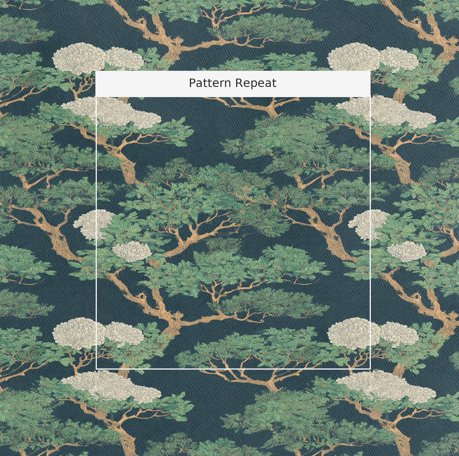 Hollis Grove Fabric by the Yard — pattern repeat