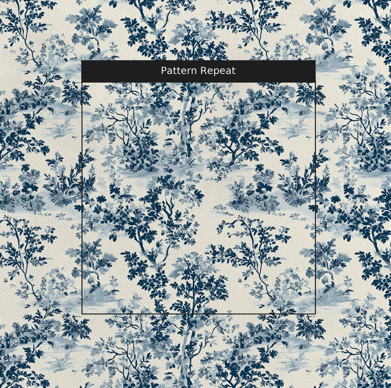 Benjamin Fabric by the Yard — pattern repeat