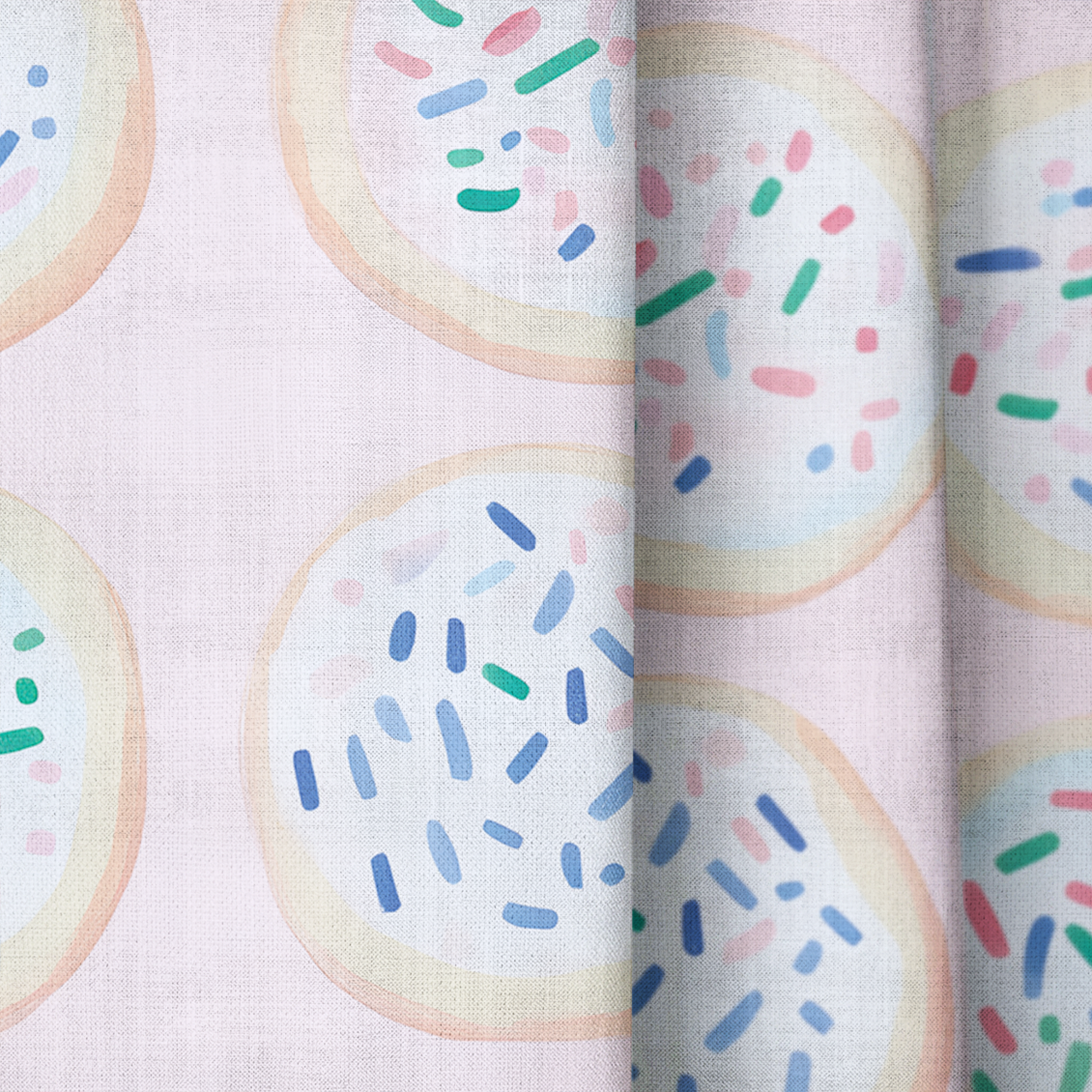 Confetti Cookies - Drapery — close up