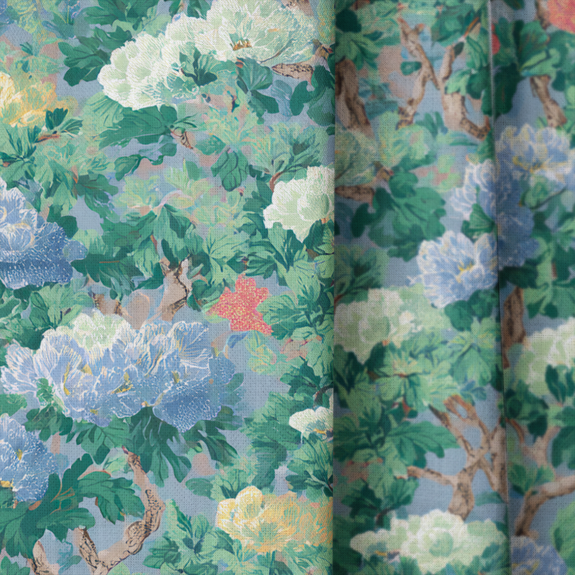 Tangle Brook - Drapery — close up
