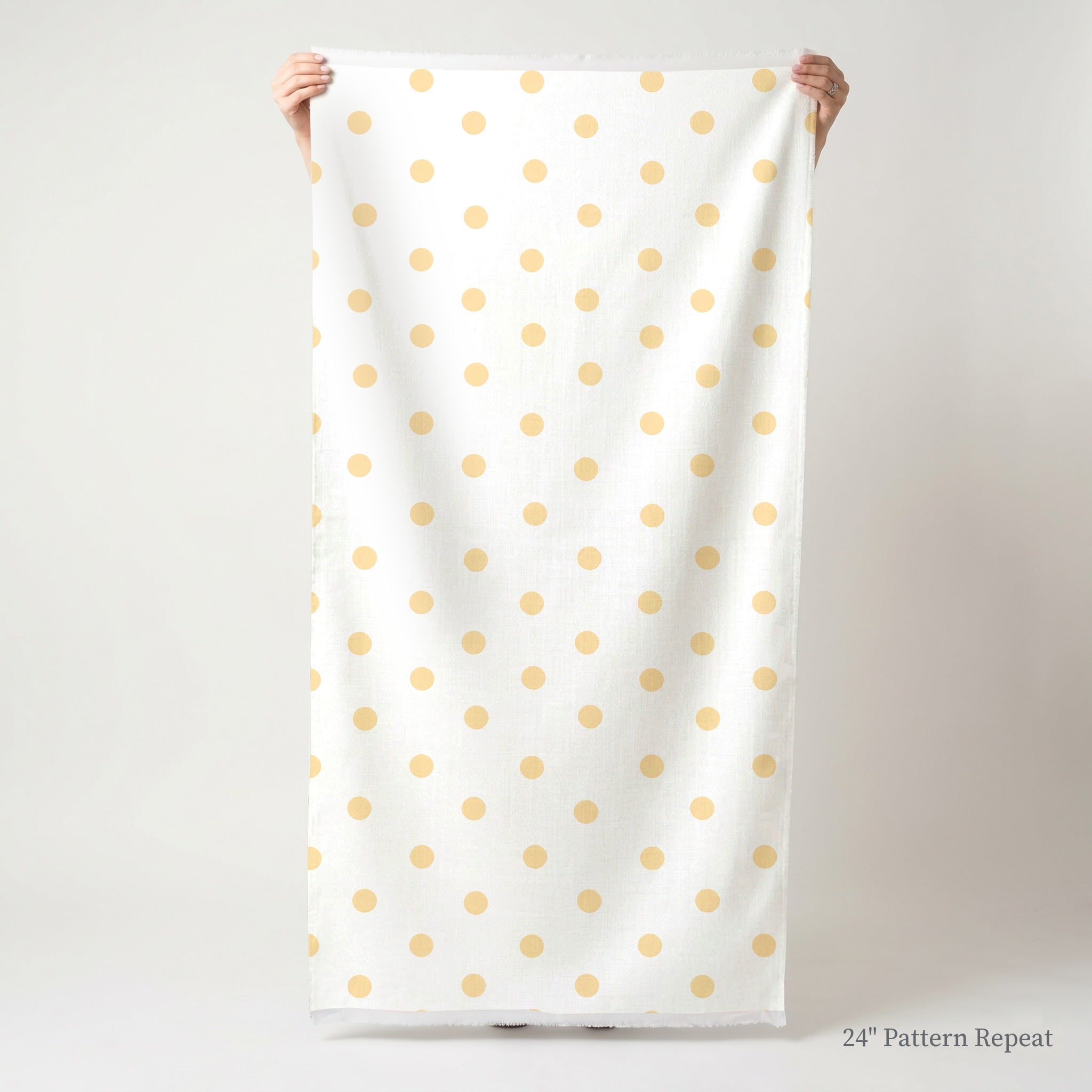 Orange Hannah Fabric by the Yard
