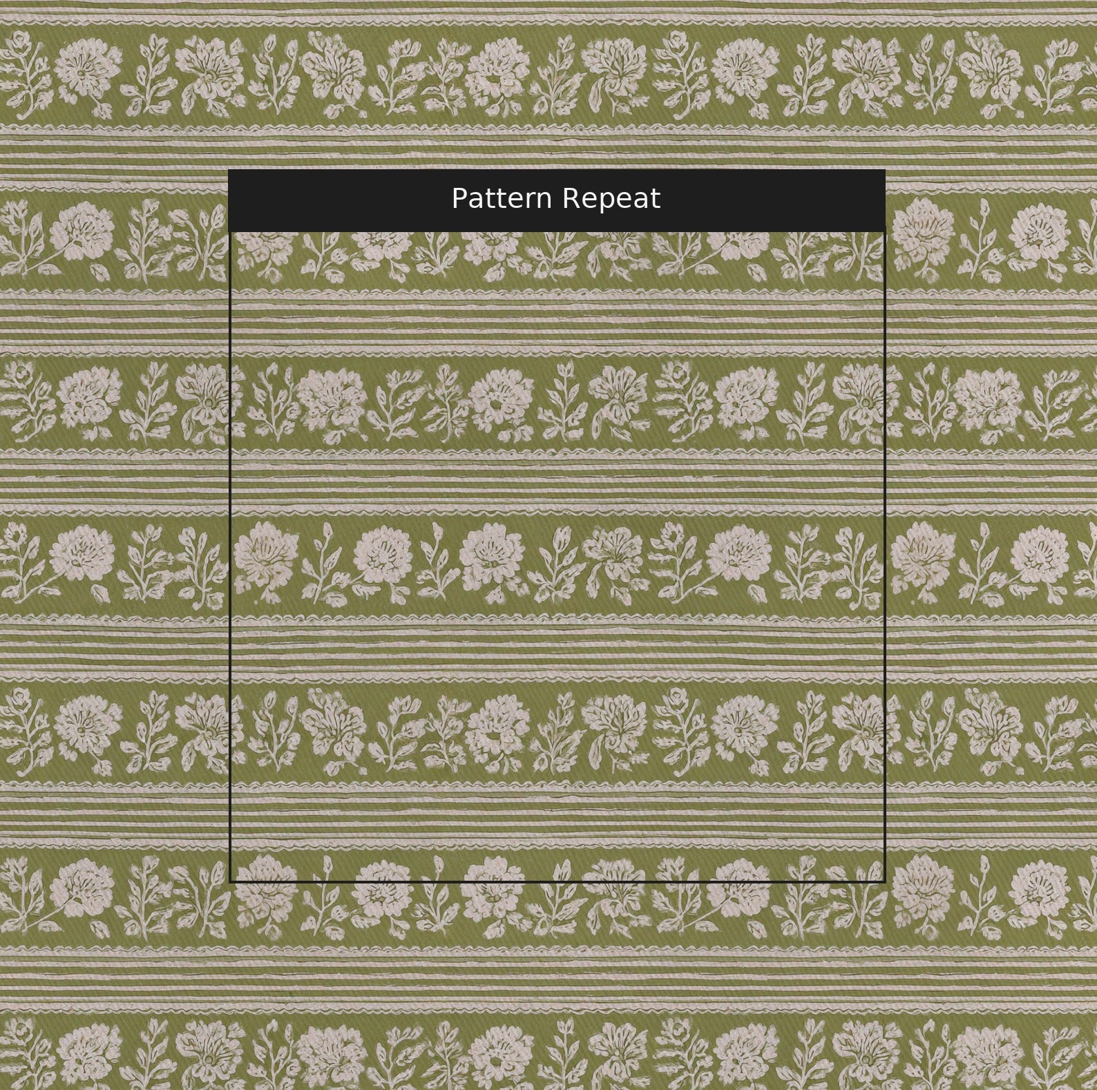 Elise Garden Fabric by the Yard — pattern repeat