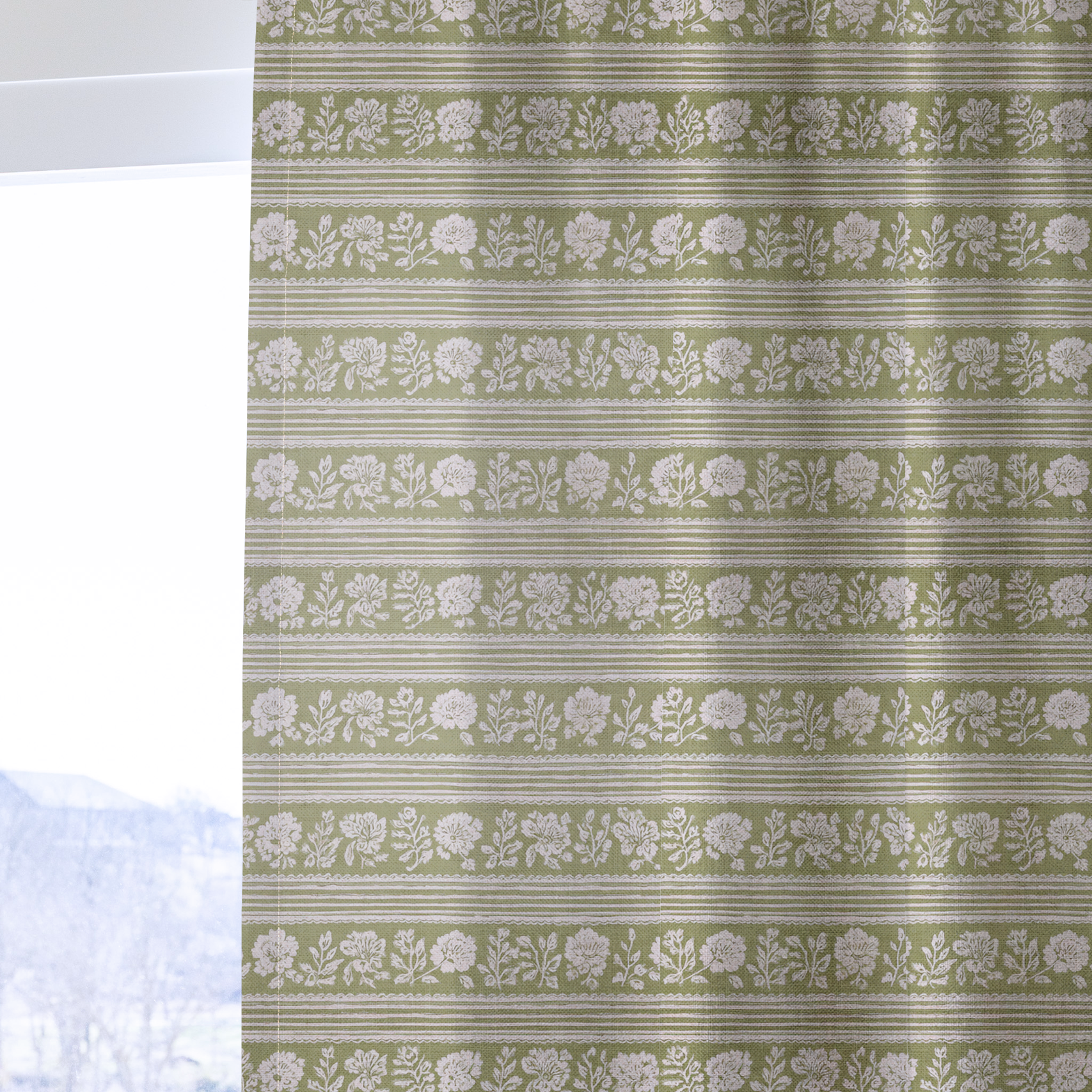 Elise Garden - Drapery — one panel