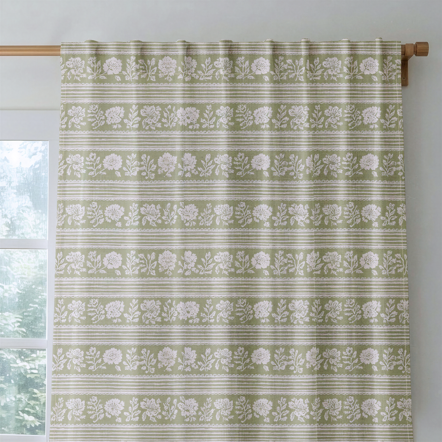Elise Garden - Drapery — rod
