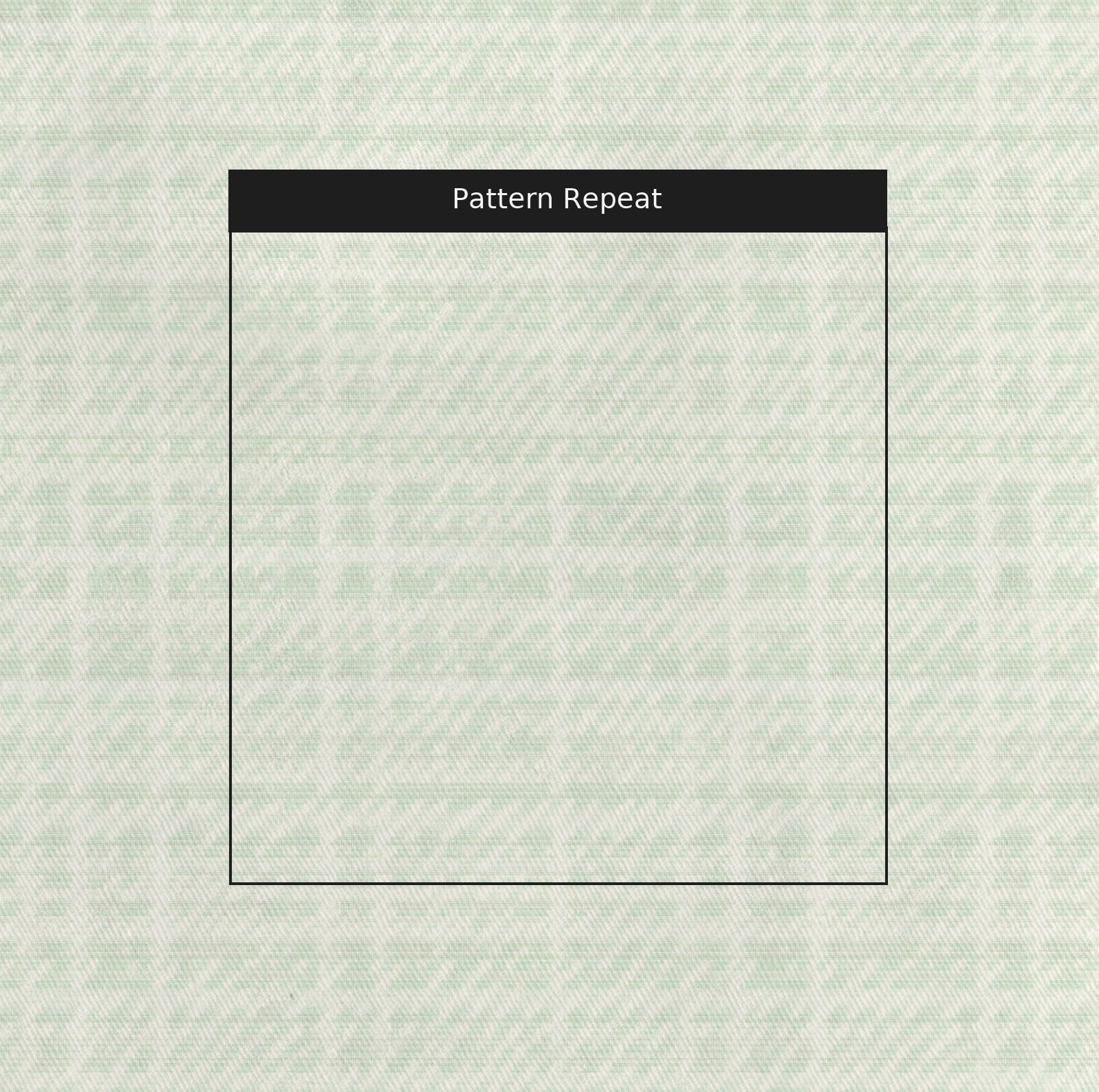 Sage Check Fabric by the Yard — pattern repeat