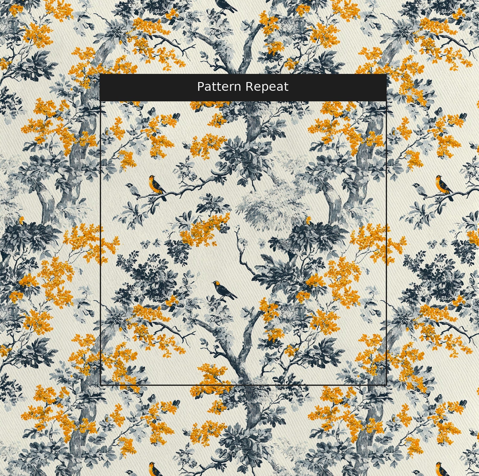 Delphine Fabric by the Yard — pattern repeat
