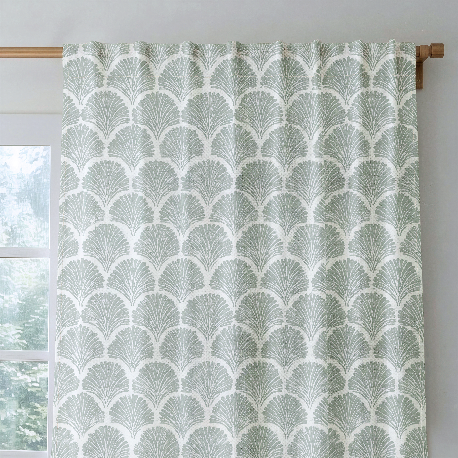 Sage Shell - Drapery — rod