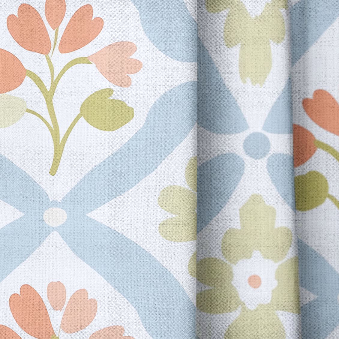 Robyn's Garden - Drapery — close up