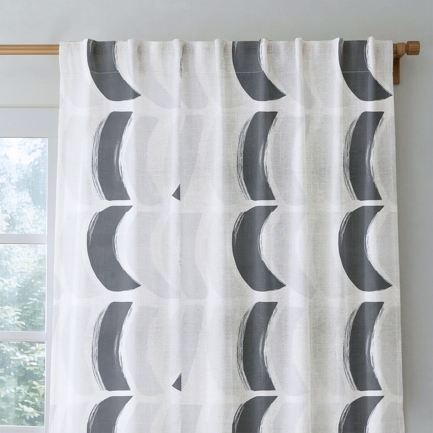 Monochrome Mood - Drapery — rod