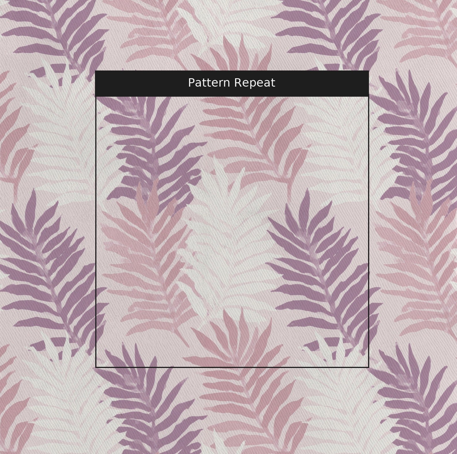 Coastal Mauve Fabric by the Yard — pattern repeat