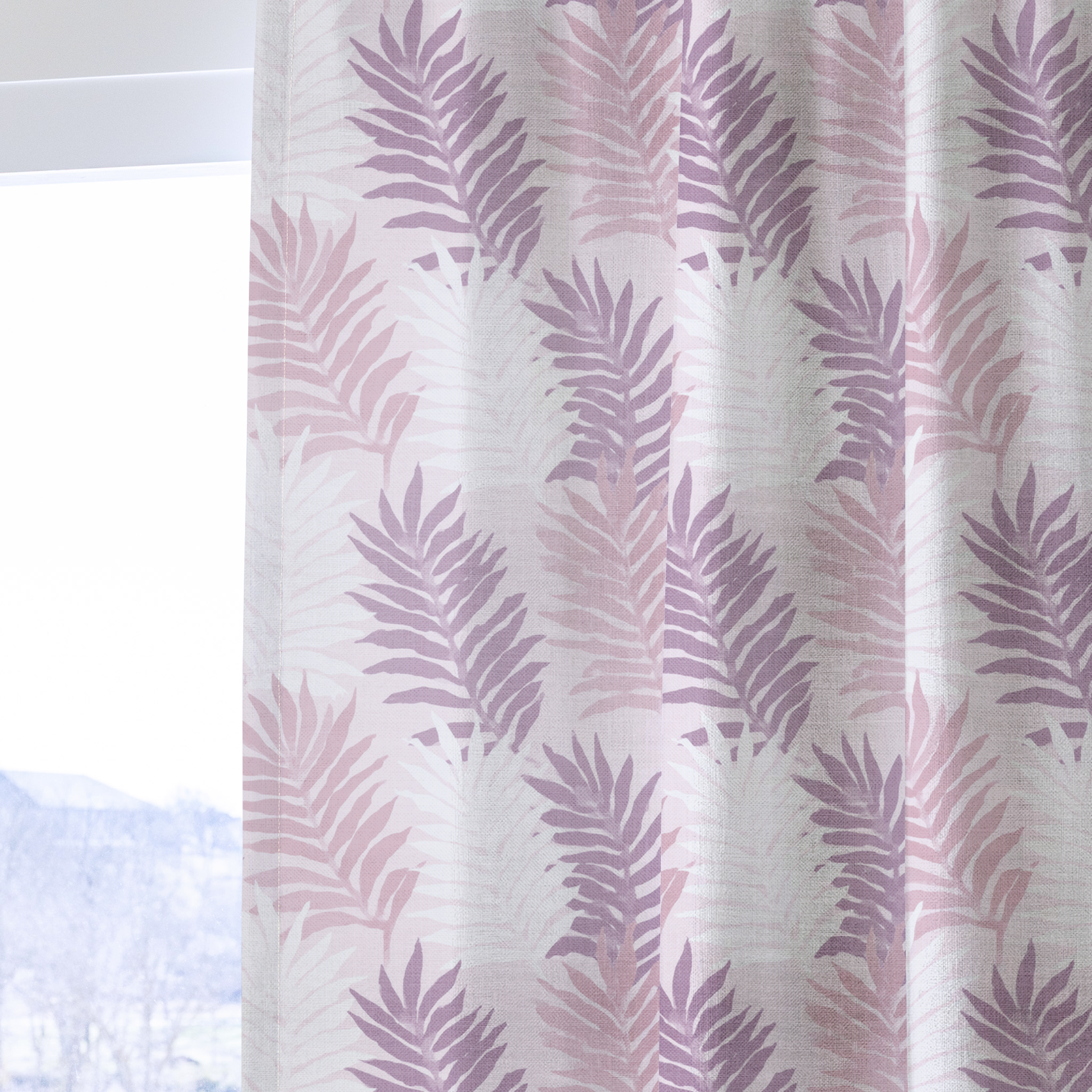 Coastal Mauve - Drapery — one panel