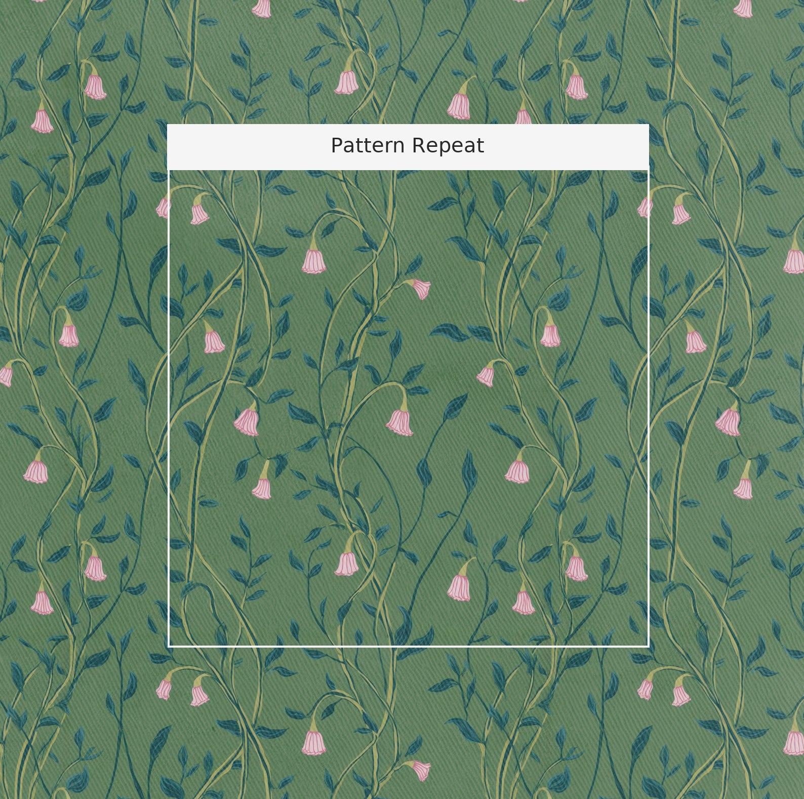 Wisterelle Fabric by the Yard — pattern repeat