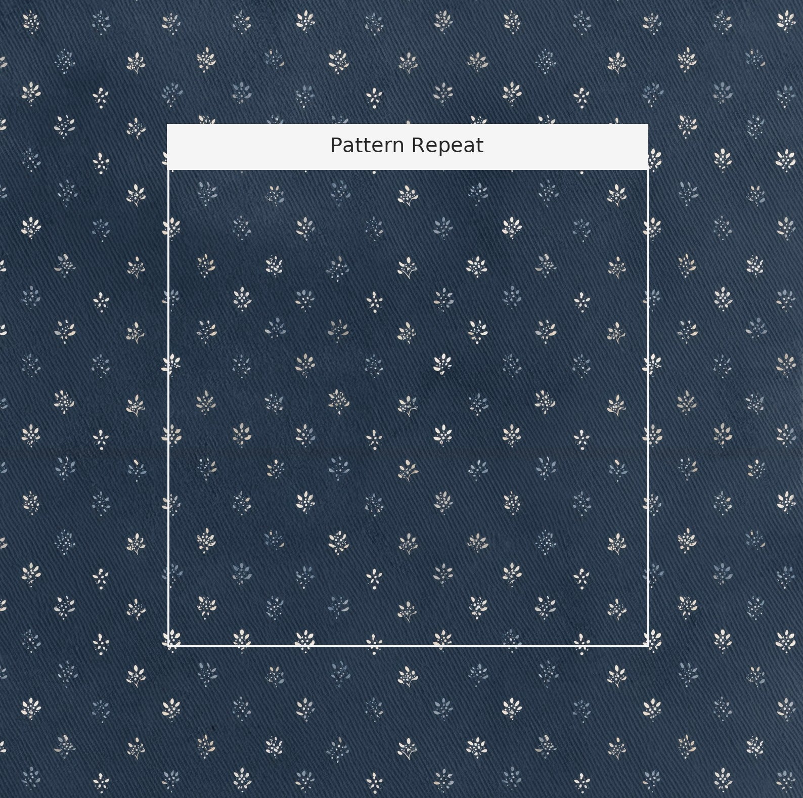 Heather Bloom Fabric by the Yard — pattern repeat