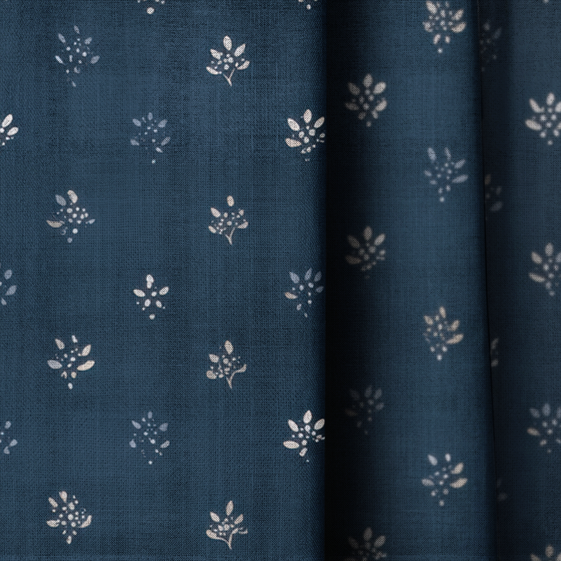 Heather Bloom - Drapery — close up