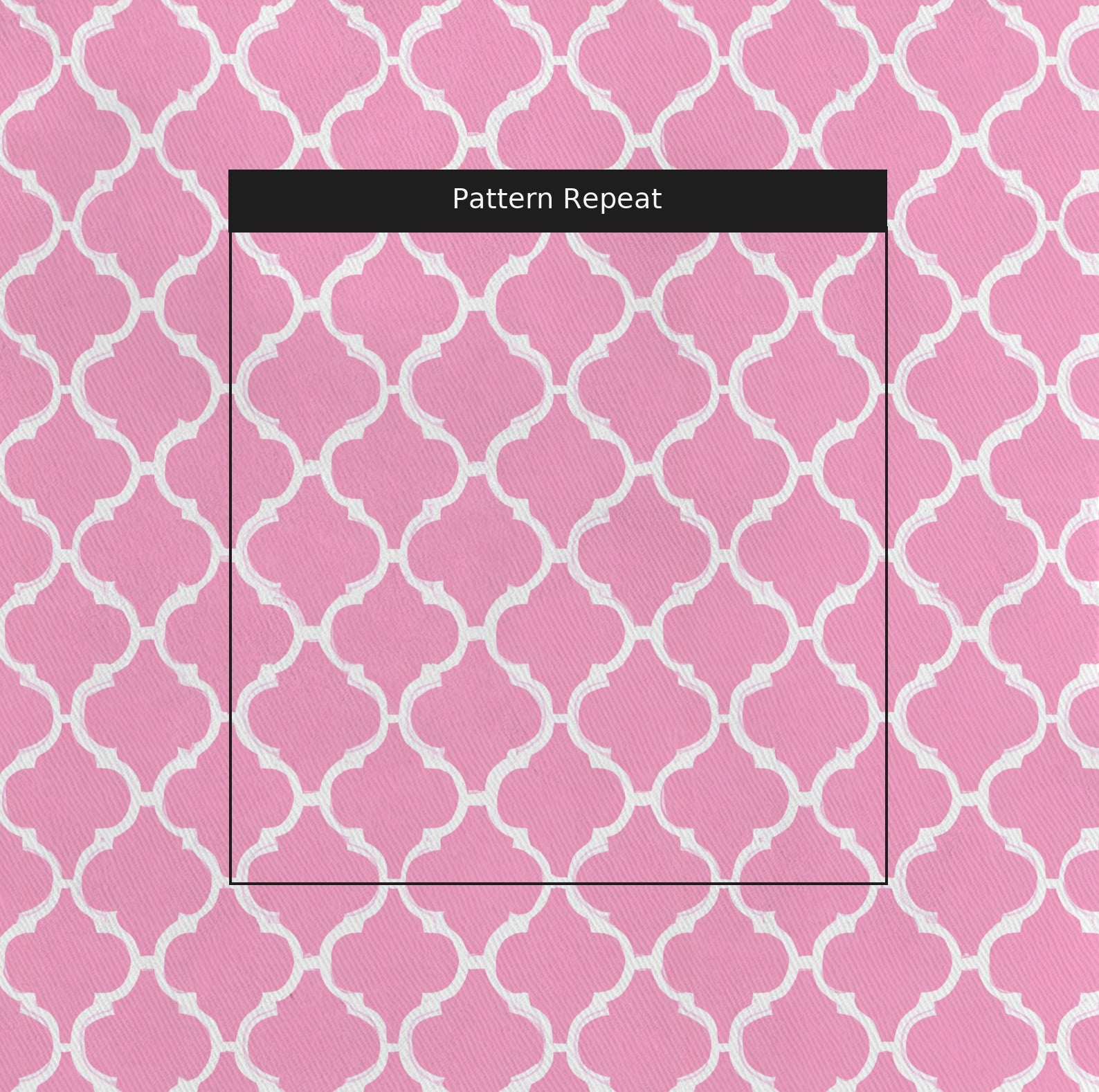 Petal Lattice Fabric by the Yard — pattern repeat