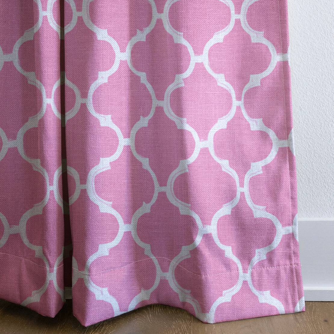 Petal Lattice - Drapery — corner closeup