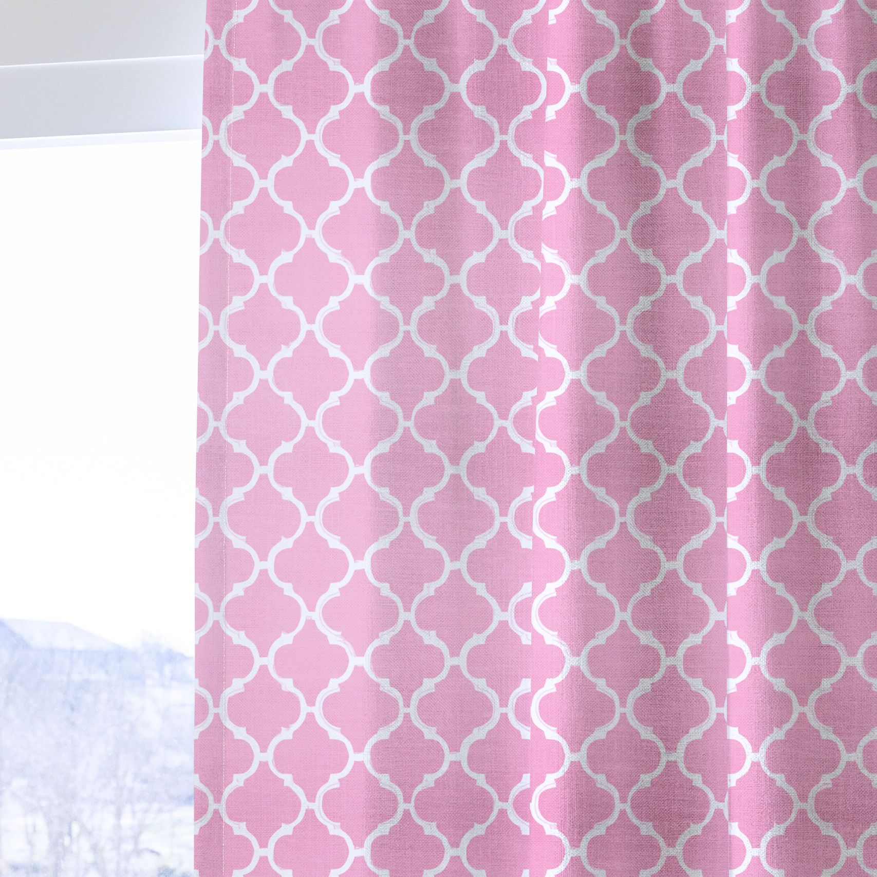 Petal Lattice - Drapery — one panel