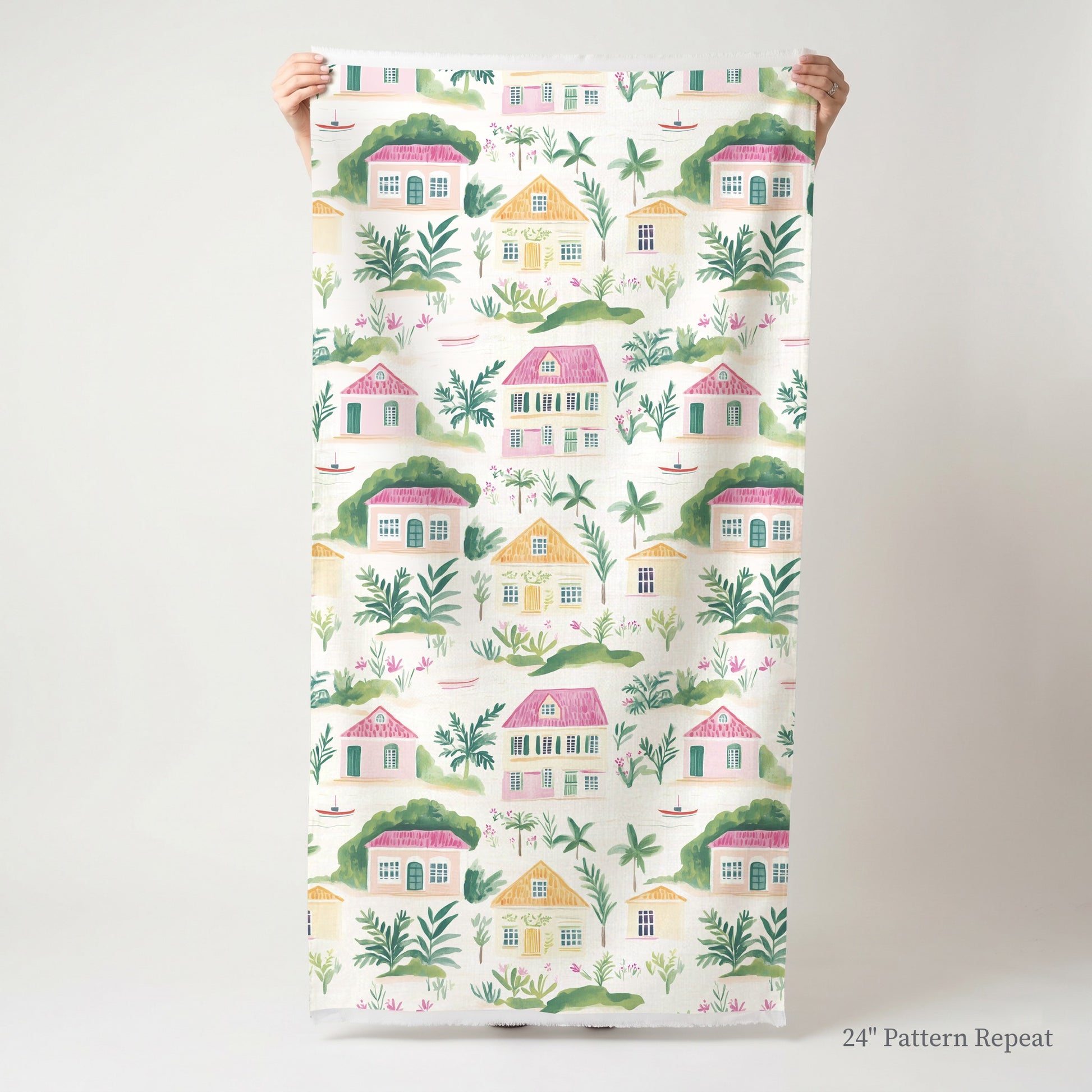 Seaside Village Fabric by the Yard