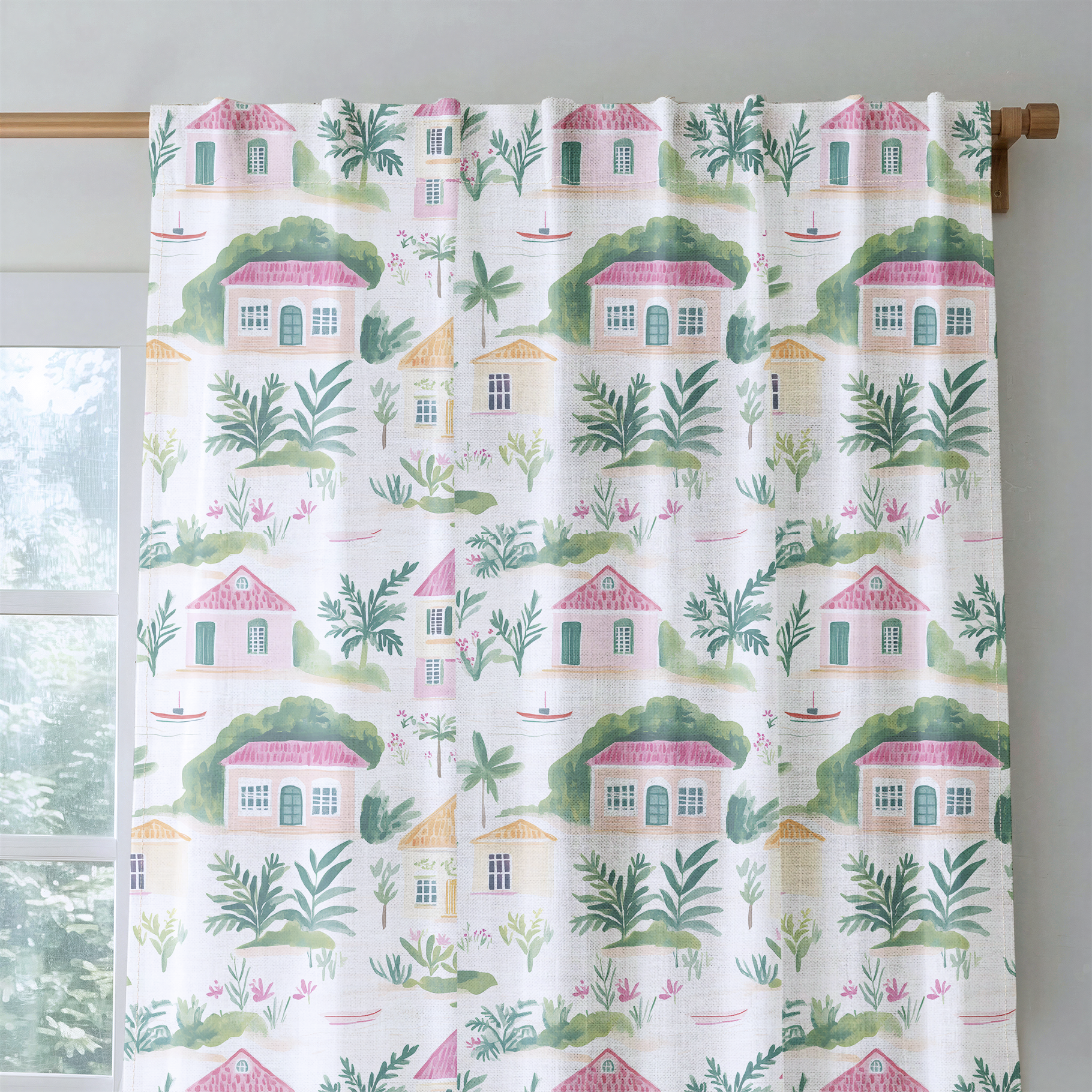 Seaside Village - Drapery — rod